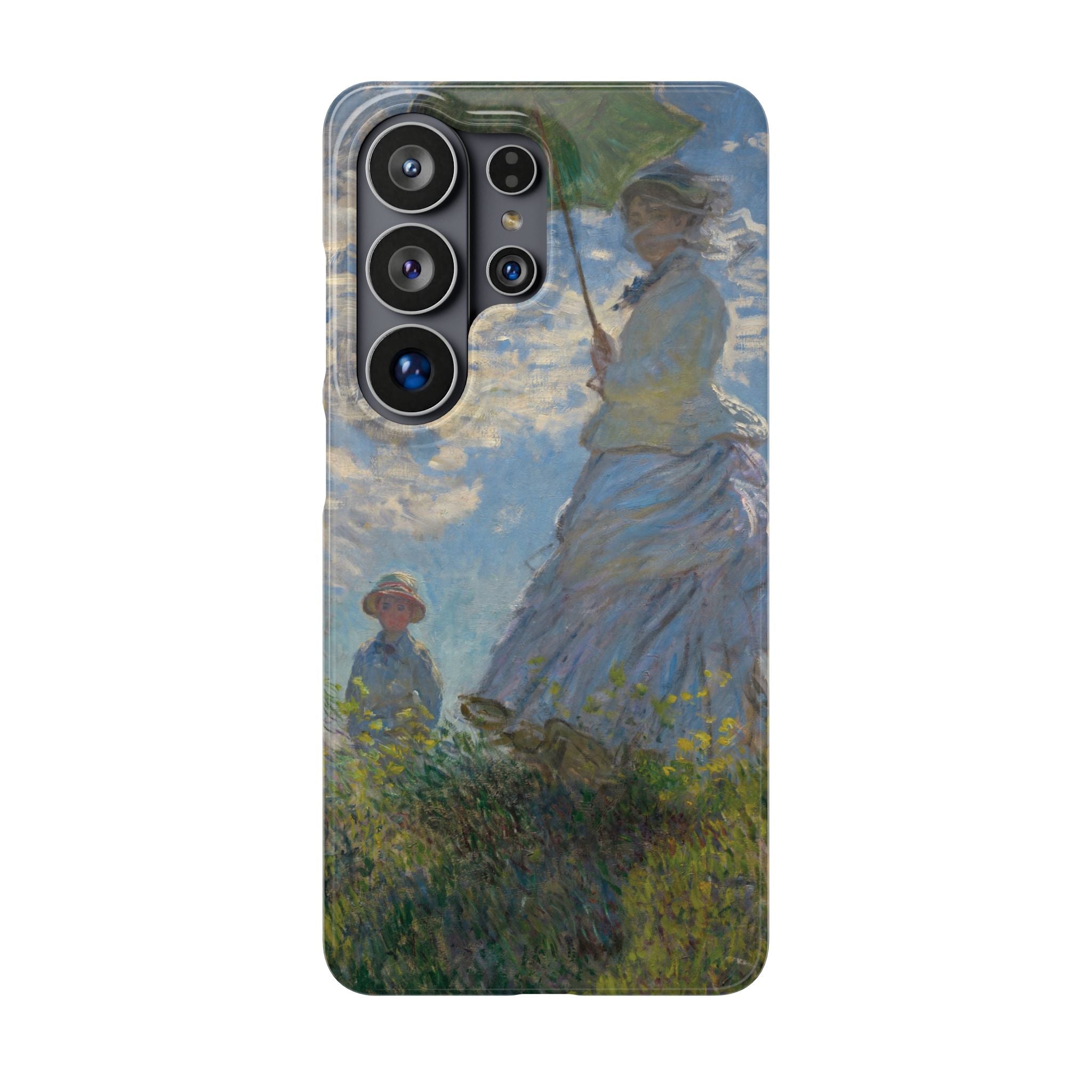 Madame Monet and Her Son by Claude Monet - Samsung Slim Case