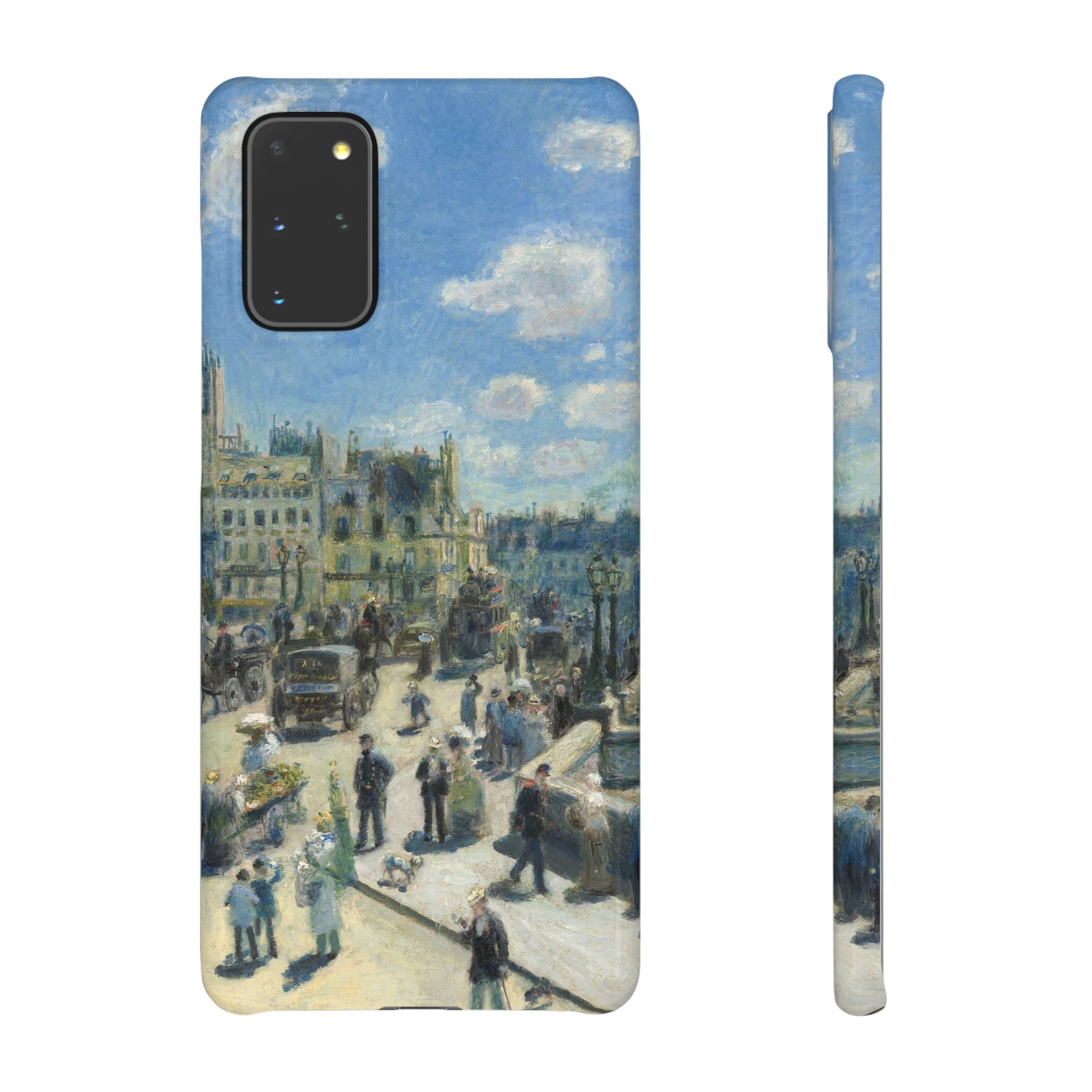 Pont Neuf Paris by Pierre Auguste Renoir - Samsung Slim Case
