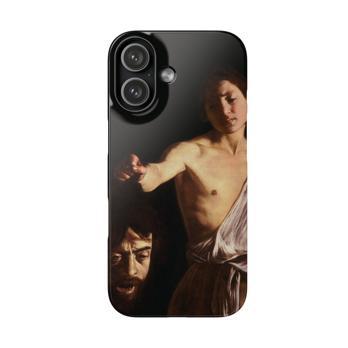 David with the Head of Goliath by Caravaggio - iPhone Slim Case