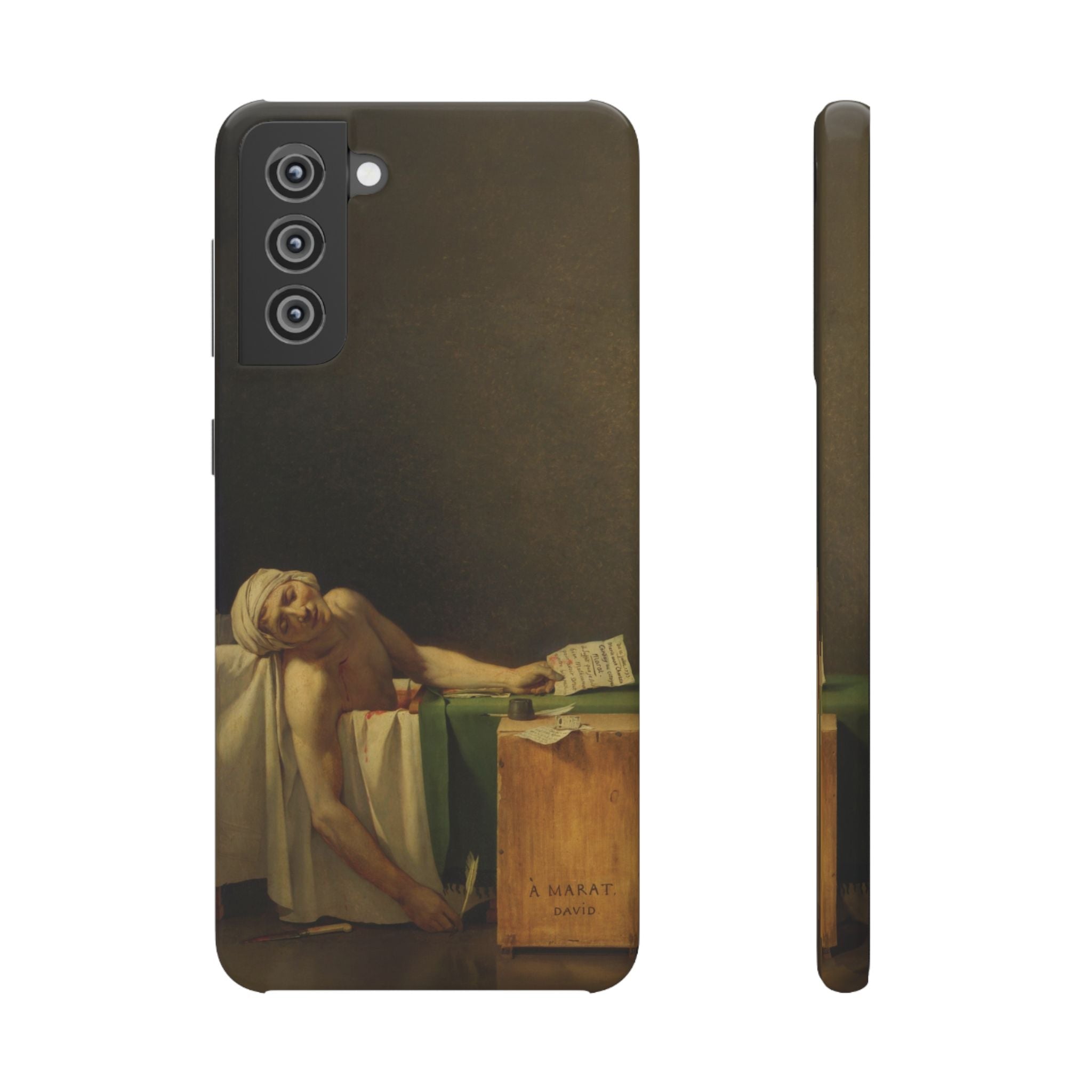 The Death of Marat by Jacques-Louis David - Samsung Slim Case
