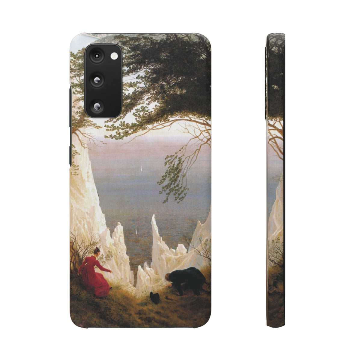 Chalk Cliffs on Rügen by Caspar David Friedrich - Samsung Slim Case
