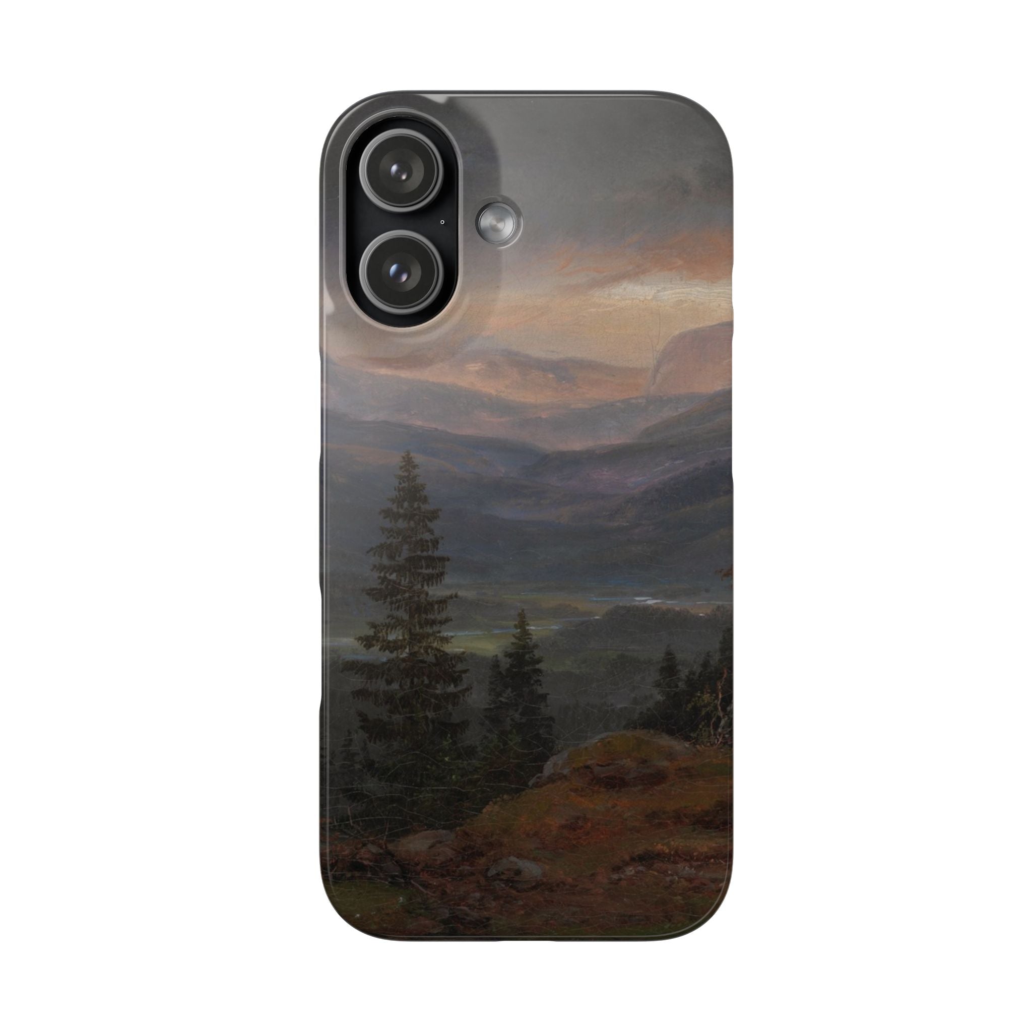 View over Hallingdal by Johan Dahl - iPhone Slim Case
