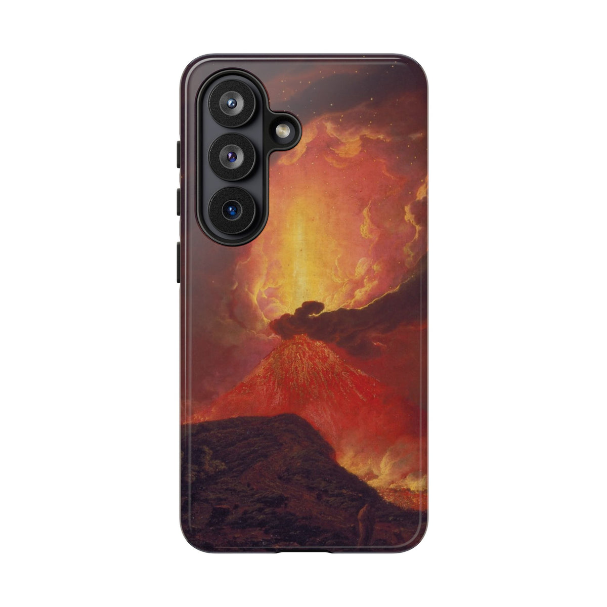 Vesuvius in Eruption by Joseph Wright of Derby - Samsung Tough Case