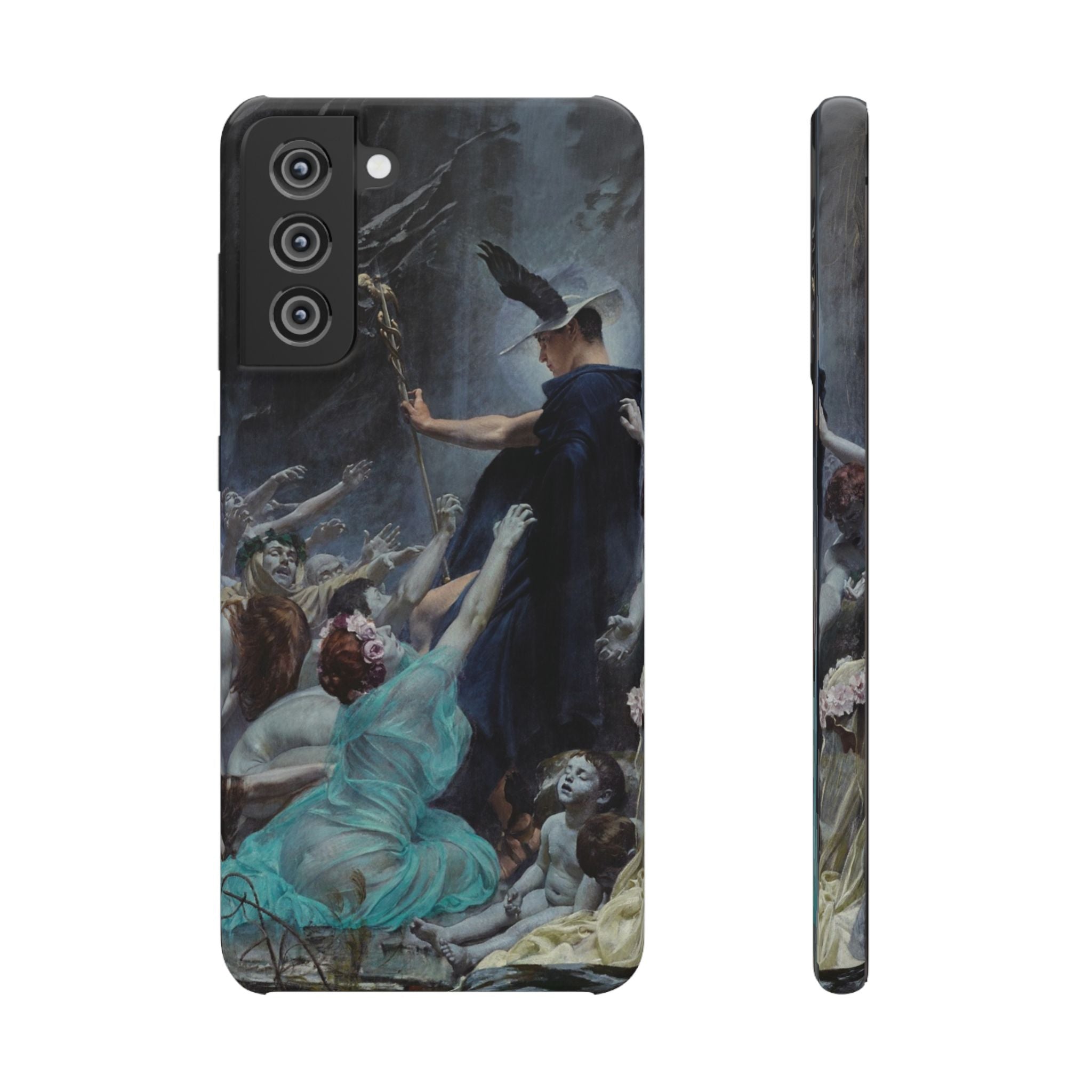 The Souls of Acheron by Adolf Hiremy-Hirschl - Samsung Slim Case