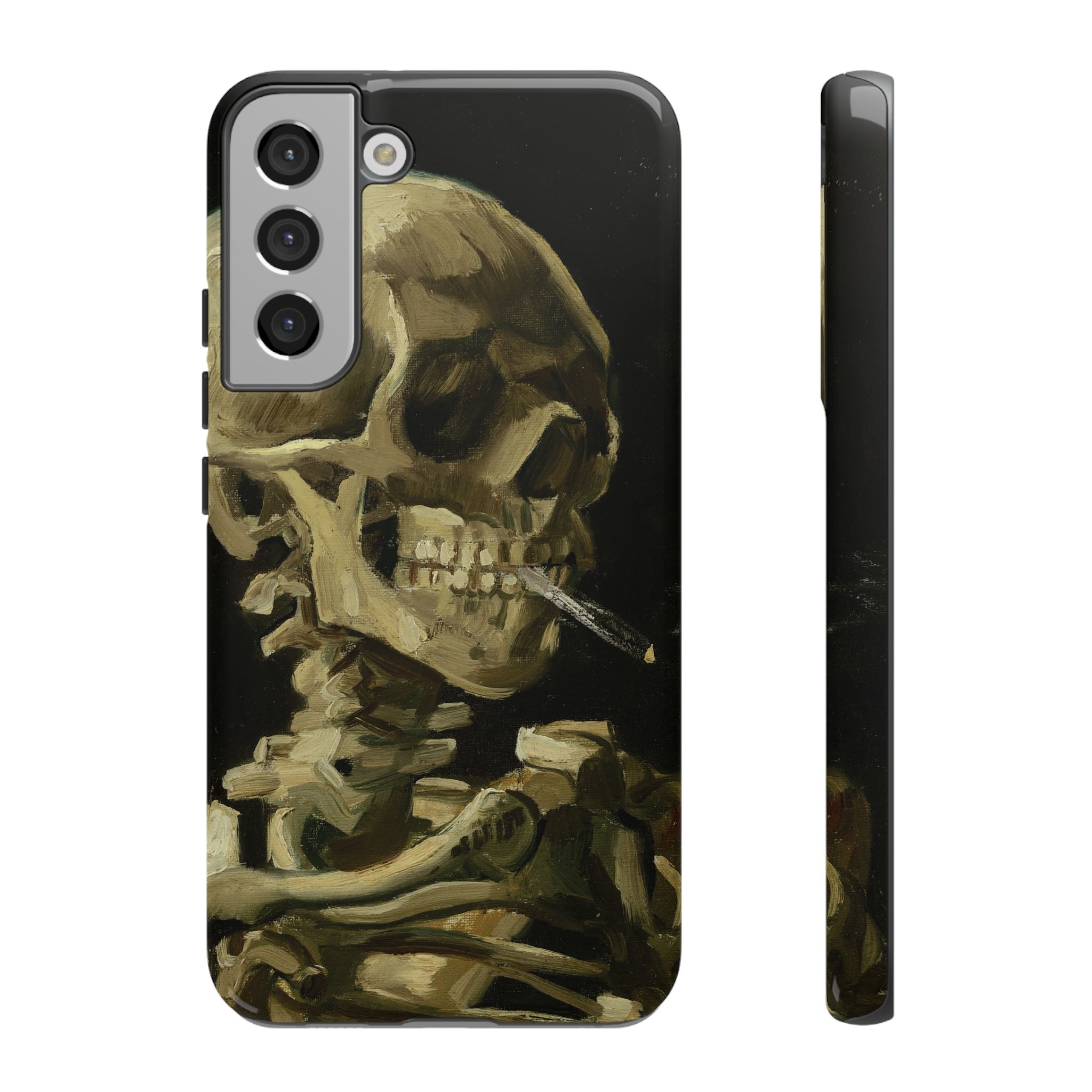 Head of a Skeleton with a Burning Cigarette by Vincent van Gogh - Samsung Tough Case