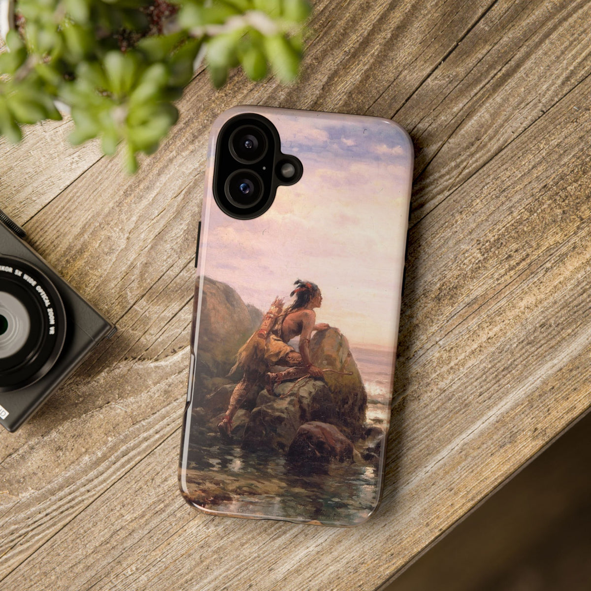 Henrik Hudson entering New York Harbor by Edward Moran - iPhone Tough Case