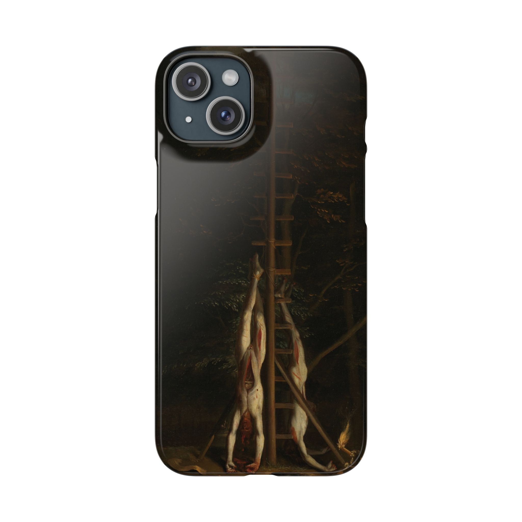 The Corpses of the De Witt Brothers by Jan de Baen - iPhone Slim Case