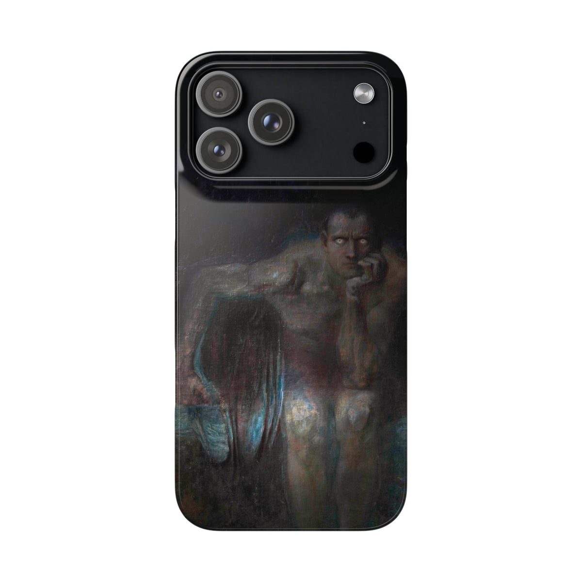 Lucifer by Franz von Stuck - iPhone Slim Case