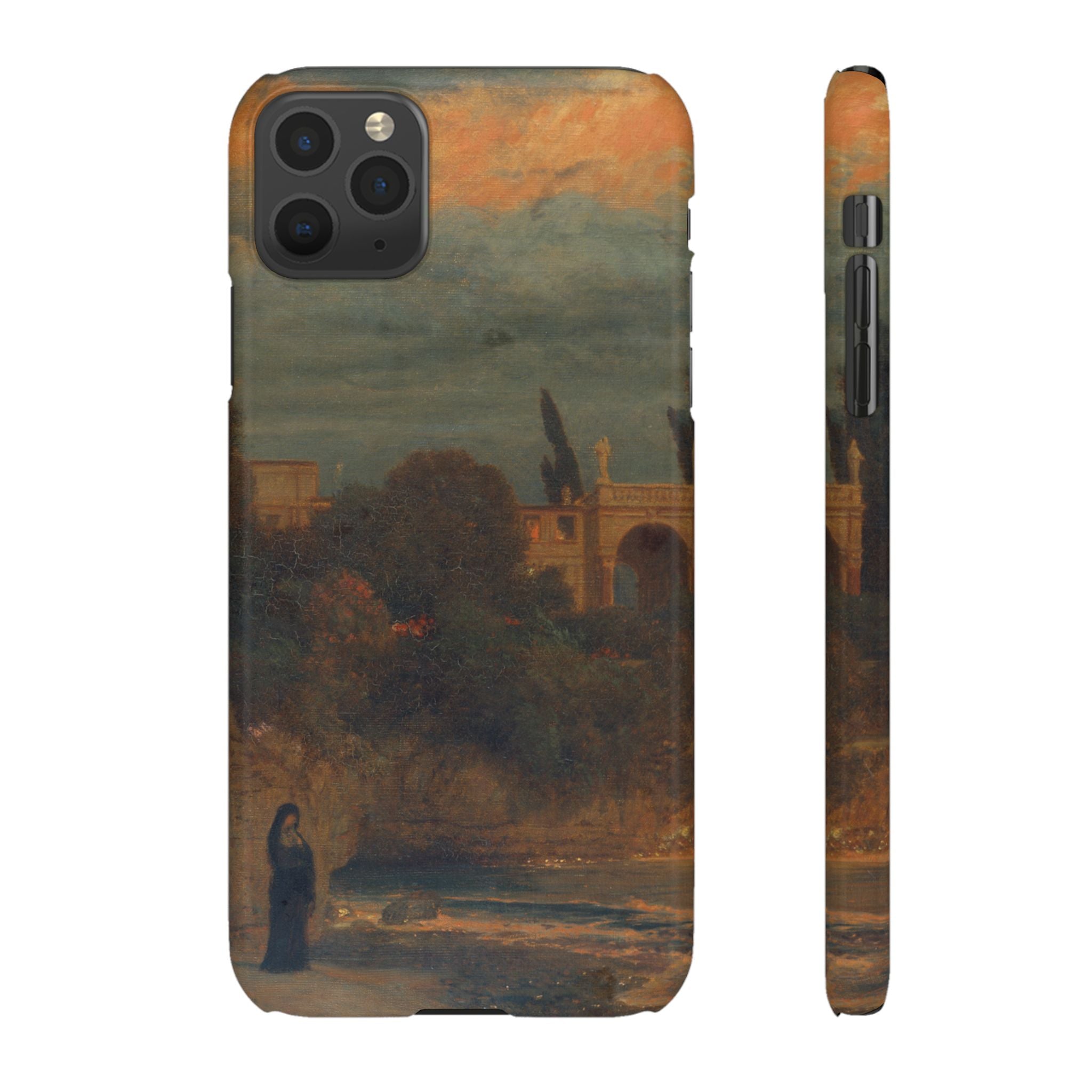 Villa by the Sea by Arnold Böcklin - iPhone Slim Case