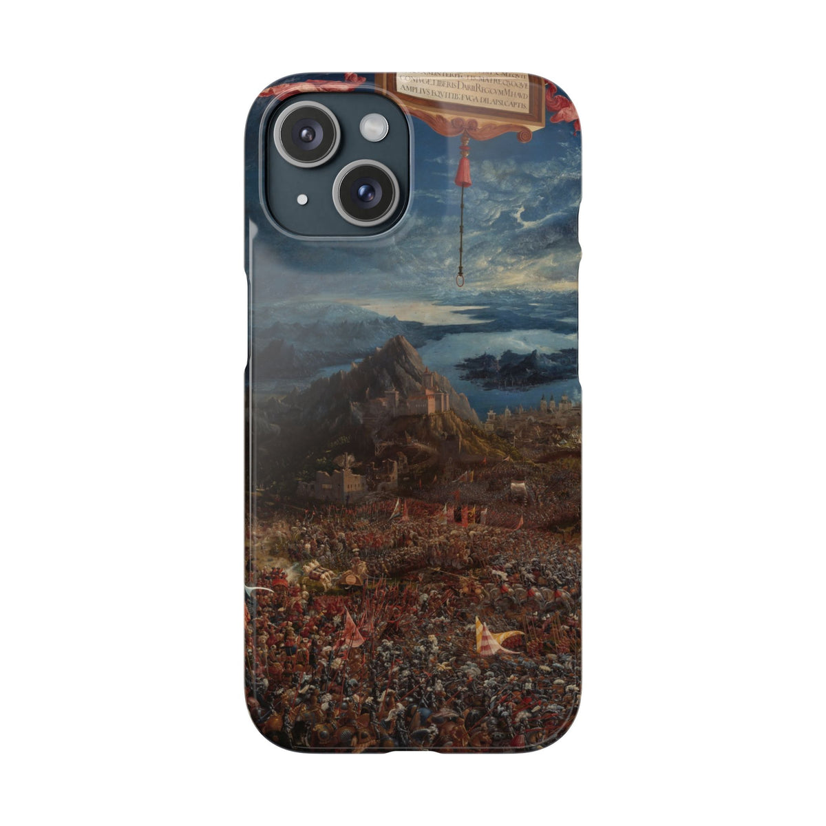 The Battle of Alexander at Issus by Albrecht Altdorfer - iPhone Slim Case
