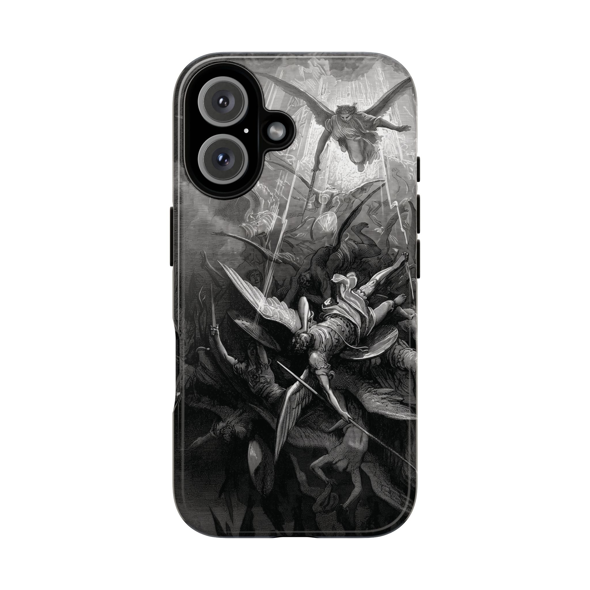 Paradise Lost | The Battle in Heaven by Gustave Doré - iPhone Tough Case