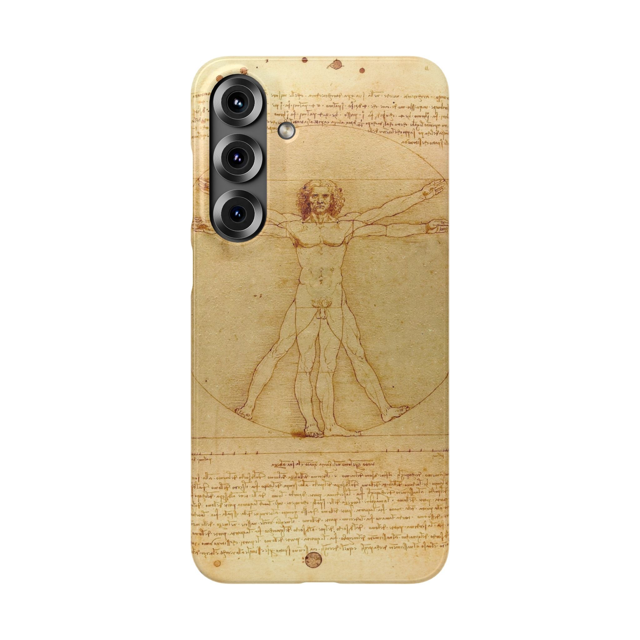 The Vitruvian Man by Leonardo da Vinci - Samsung Slim Case