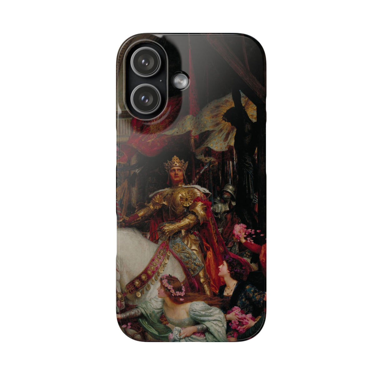 The Two Crowns by Frank Dicksee - iPhone Slim Case
