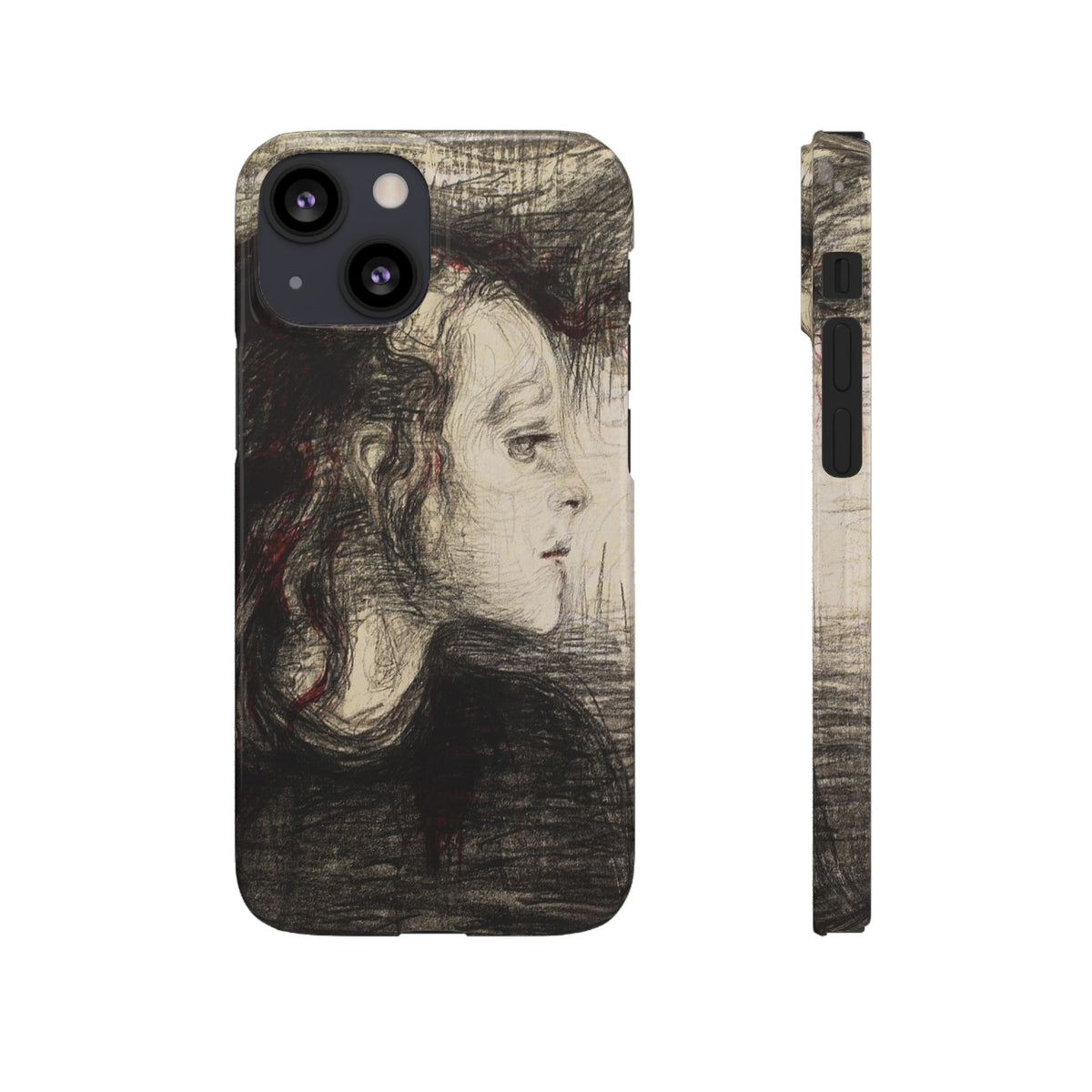 The Sick Child by Edvard Munch - iPhone Slim Case