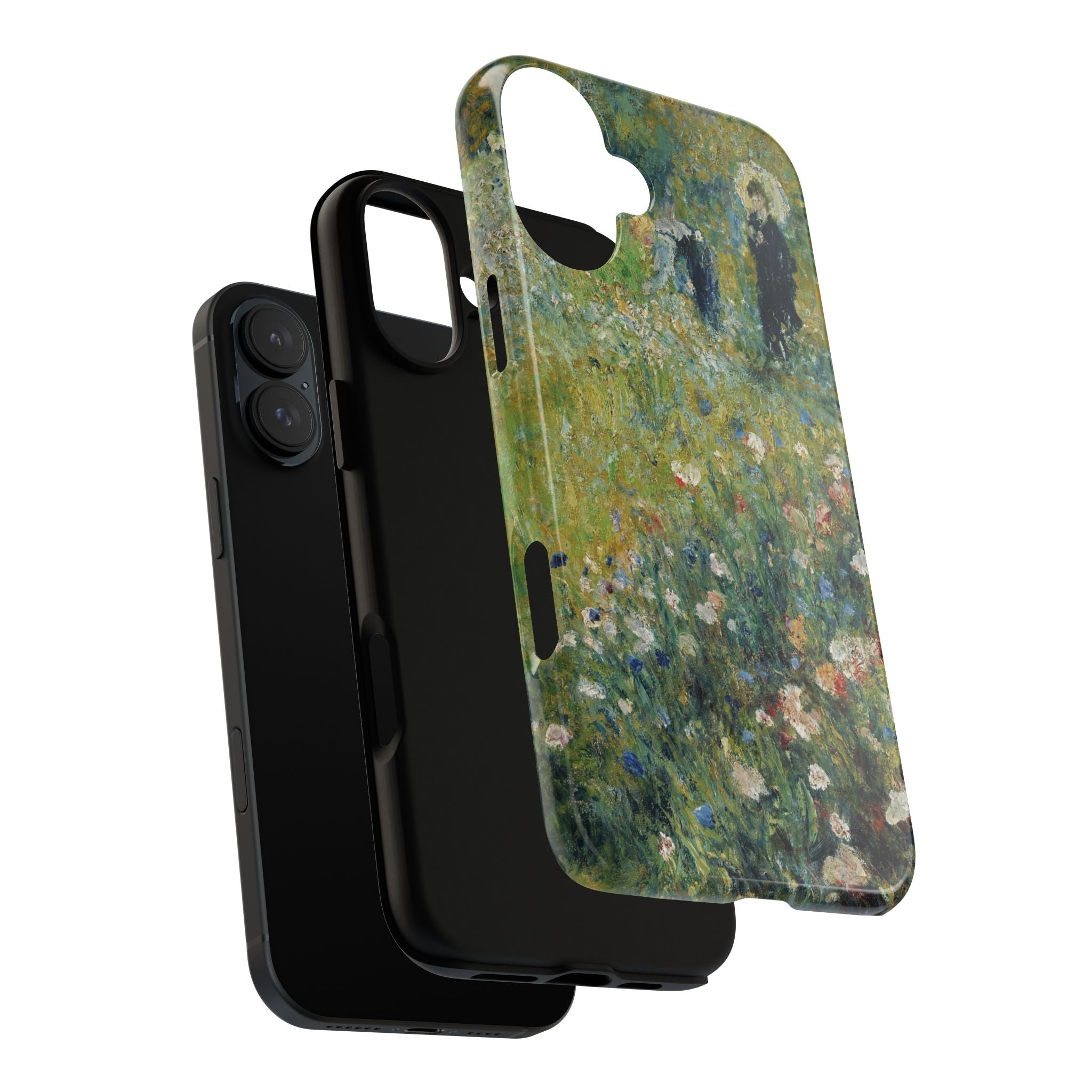 Woman with a Parasol in a Garden by Pierre Auguste Renoir - iPhone Tough Case