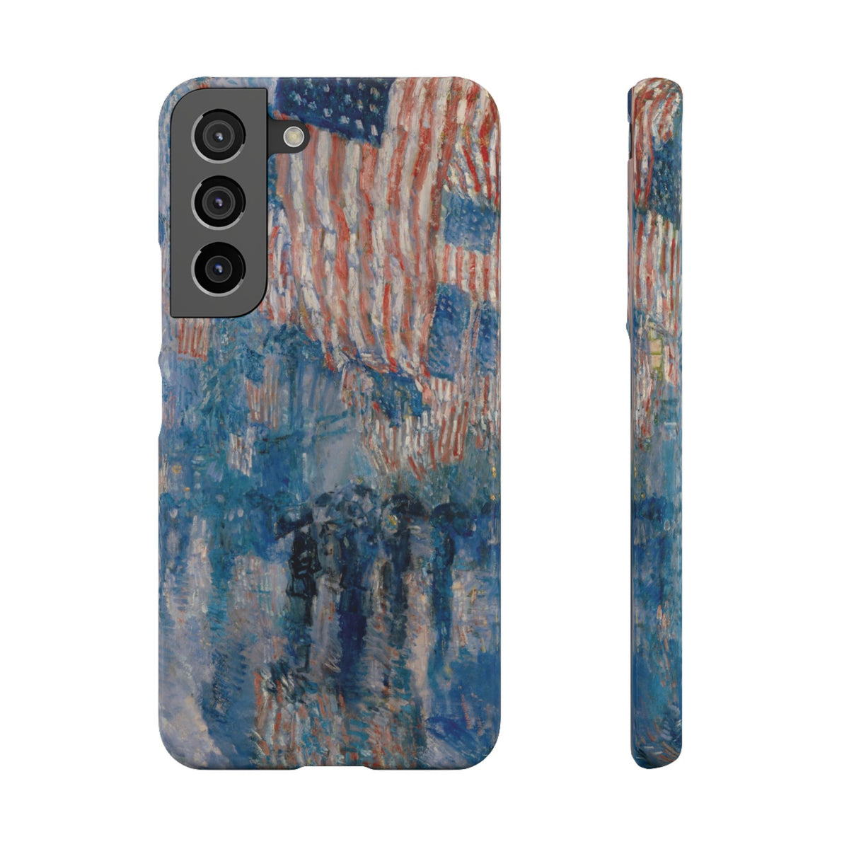 The Avenue in the Rain by Childe Hassam - Samsung Slim Case