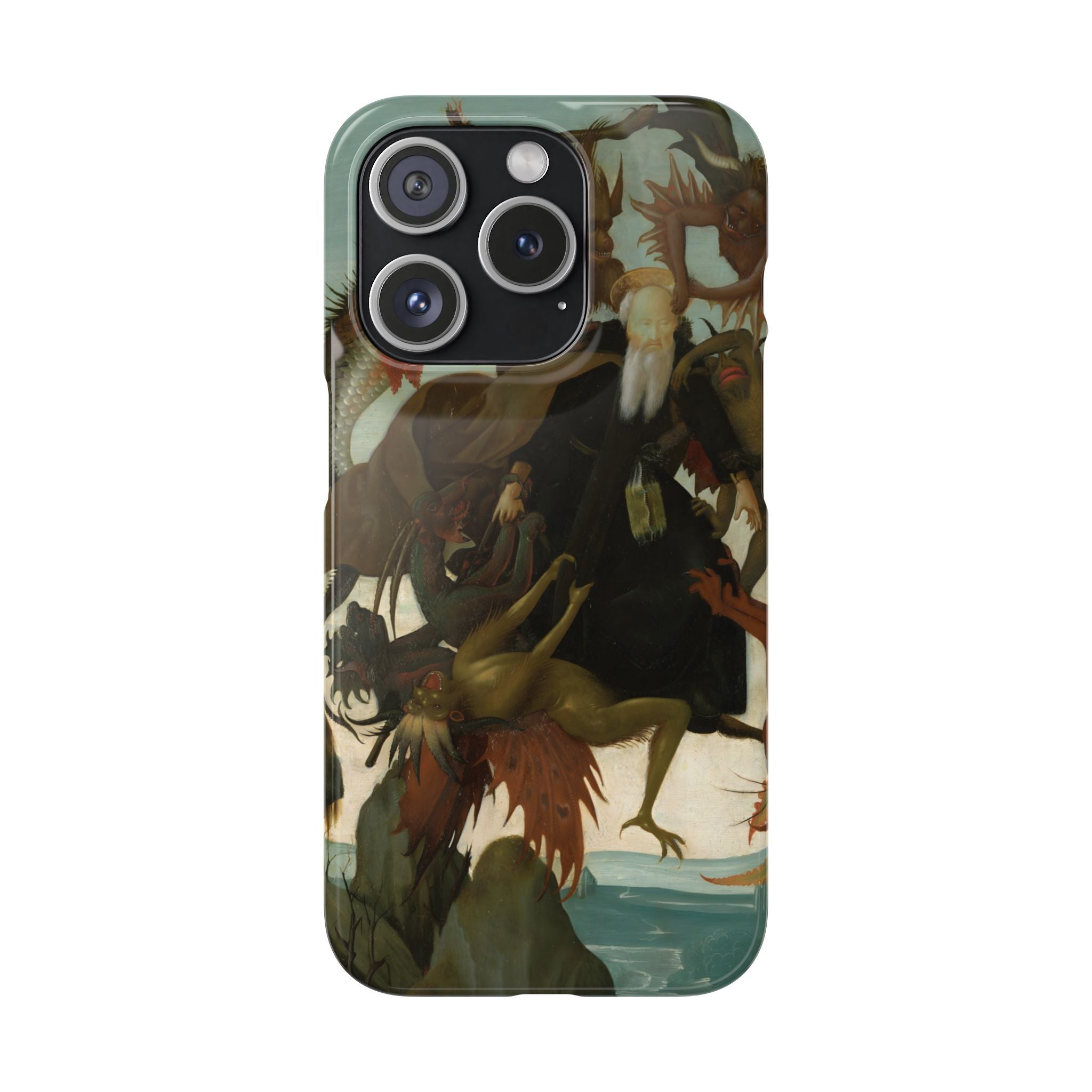 The Torment of Saint Anthony by Michelangelo - iPhone Slim Case