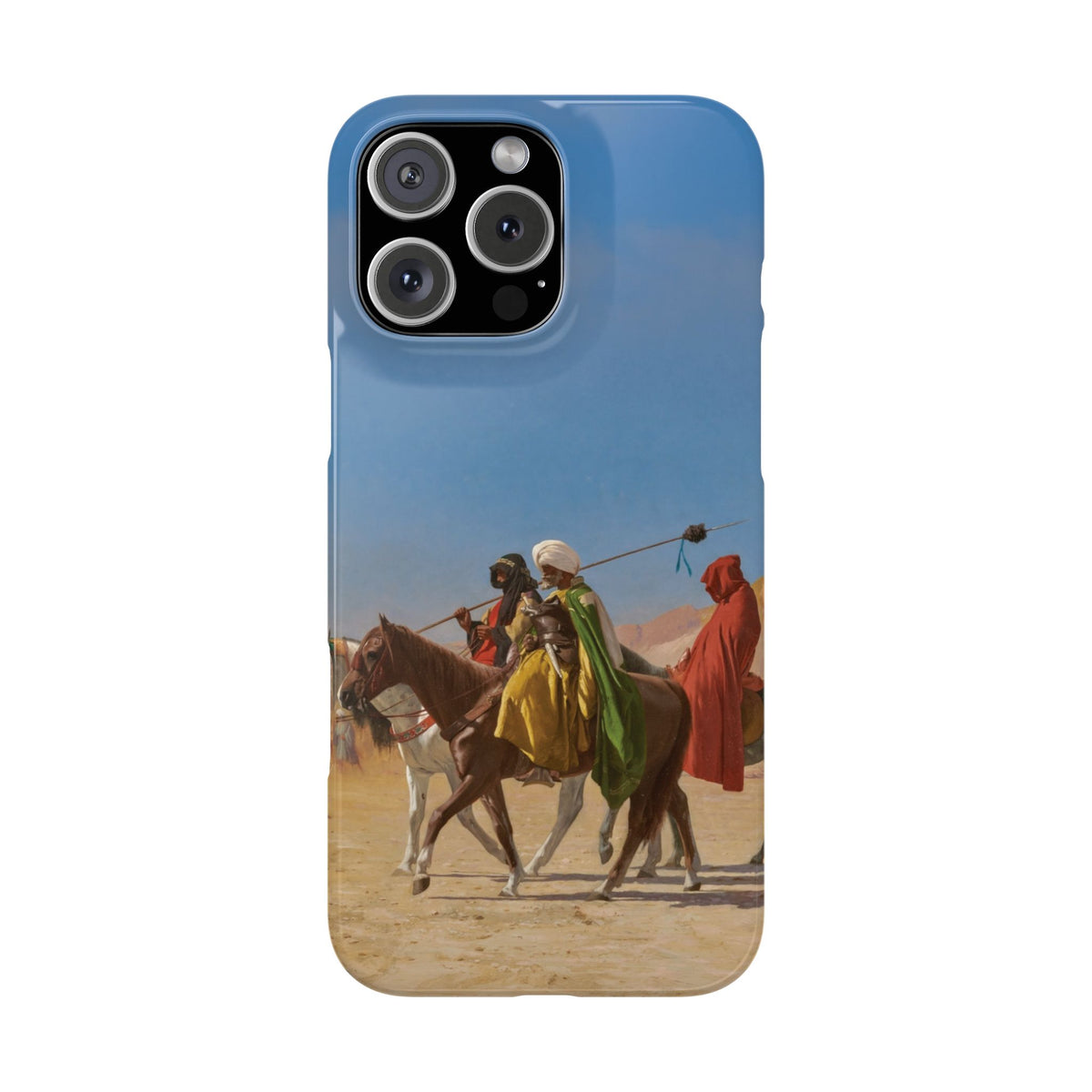 Riders Crossing The Desert by Jean-Leon Gerome - iPhone Slim Case