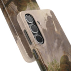 Rocky Landscape in the Elbe Sandstone Mountains by Caspar David Friedrich - Samsung Slim Case