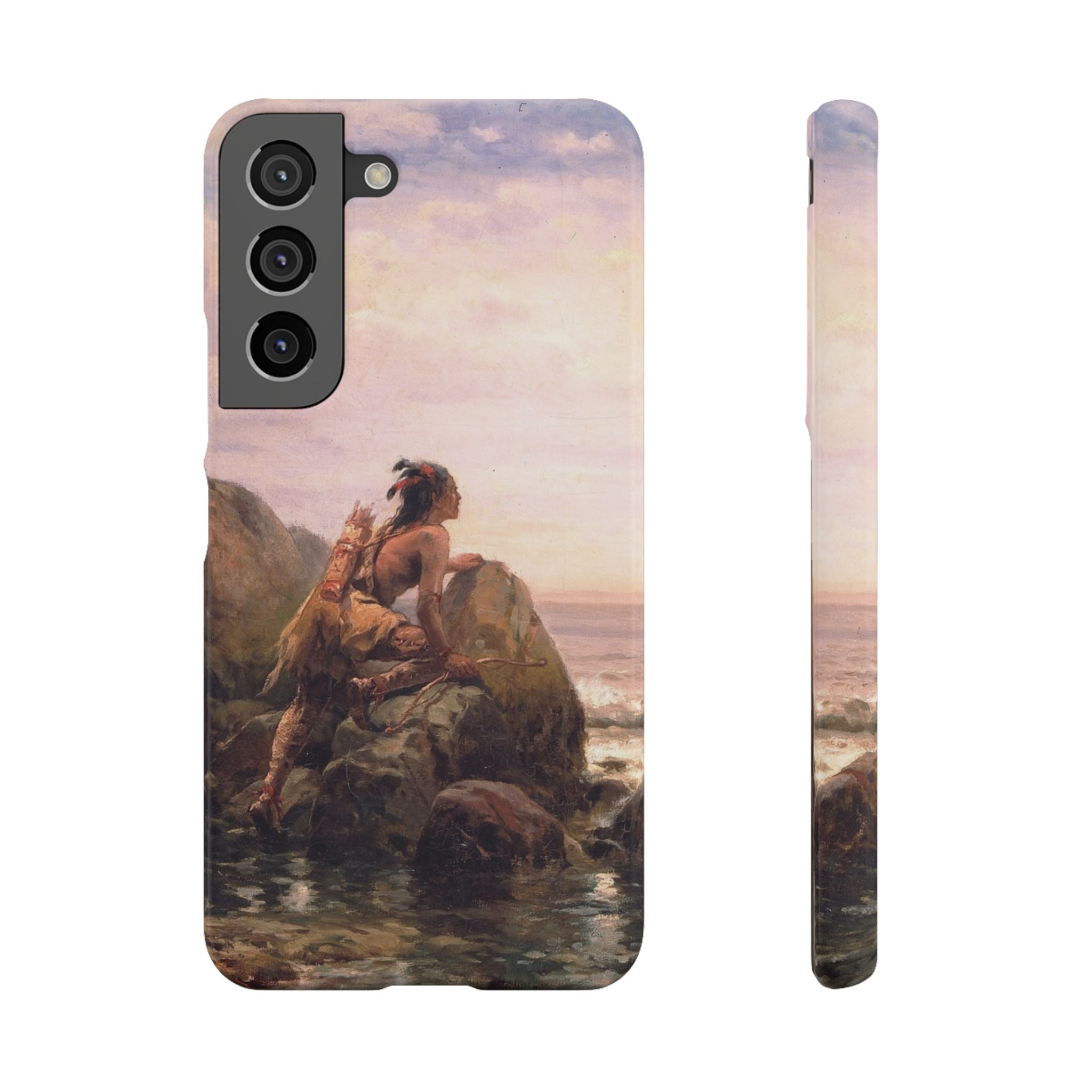 Henrik Hudson entering New York Harbor by Edward Moran - Samsung Slim Case