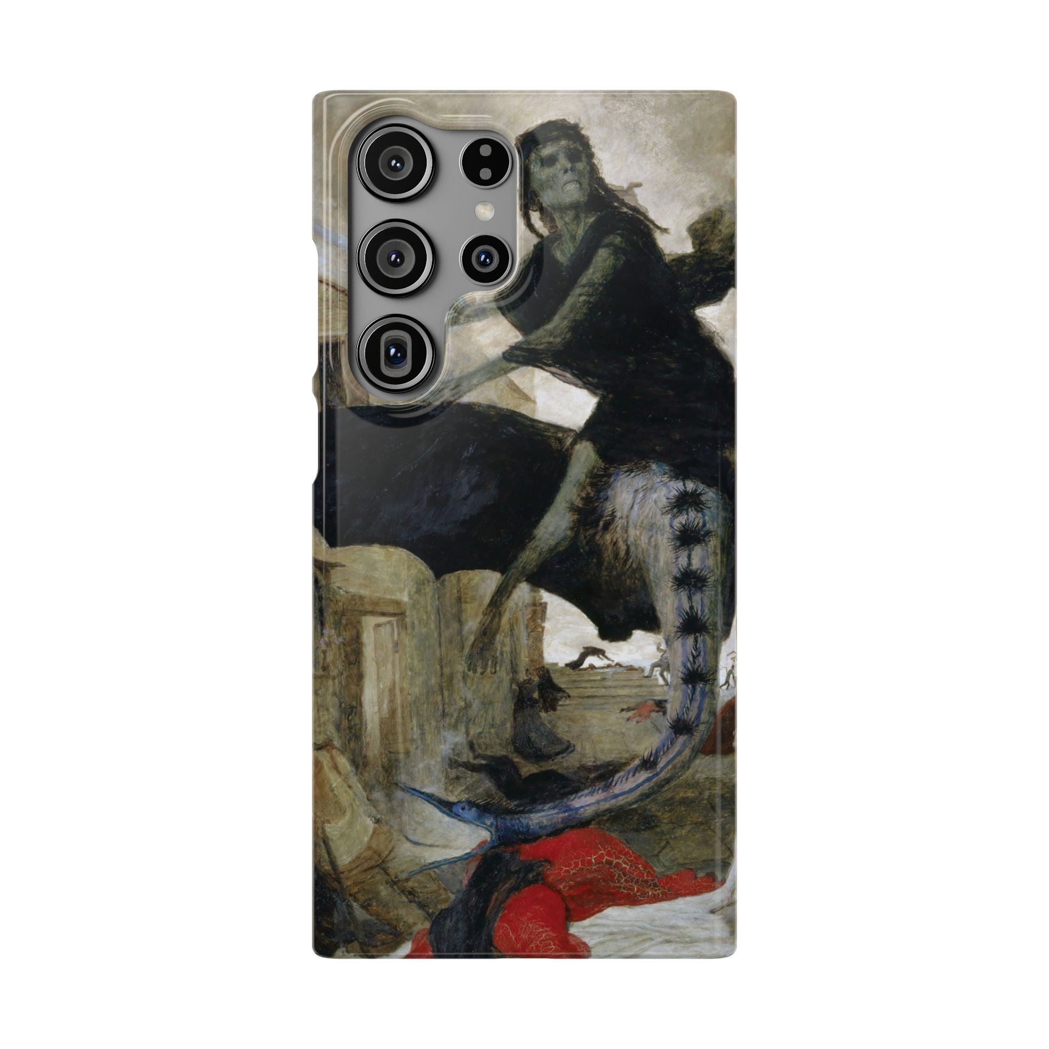 The Plague by Arnold Böcklin - Samsung Slim Case
