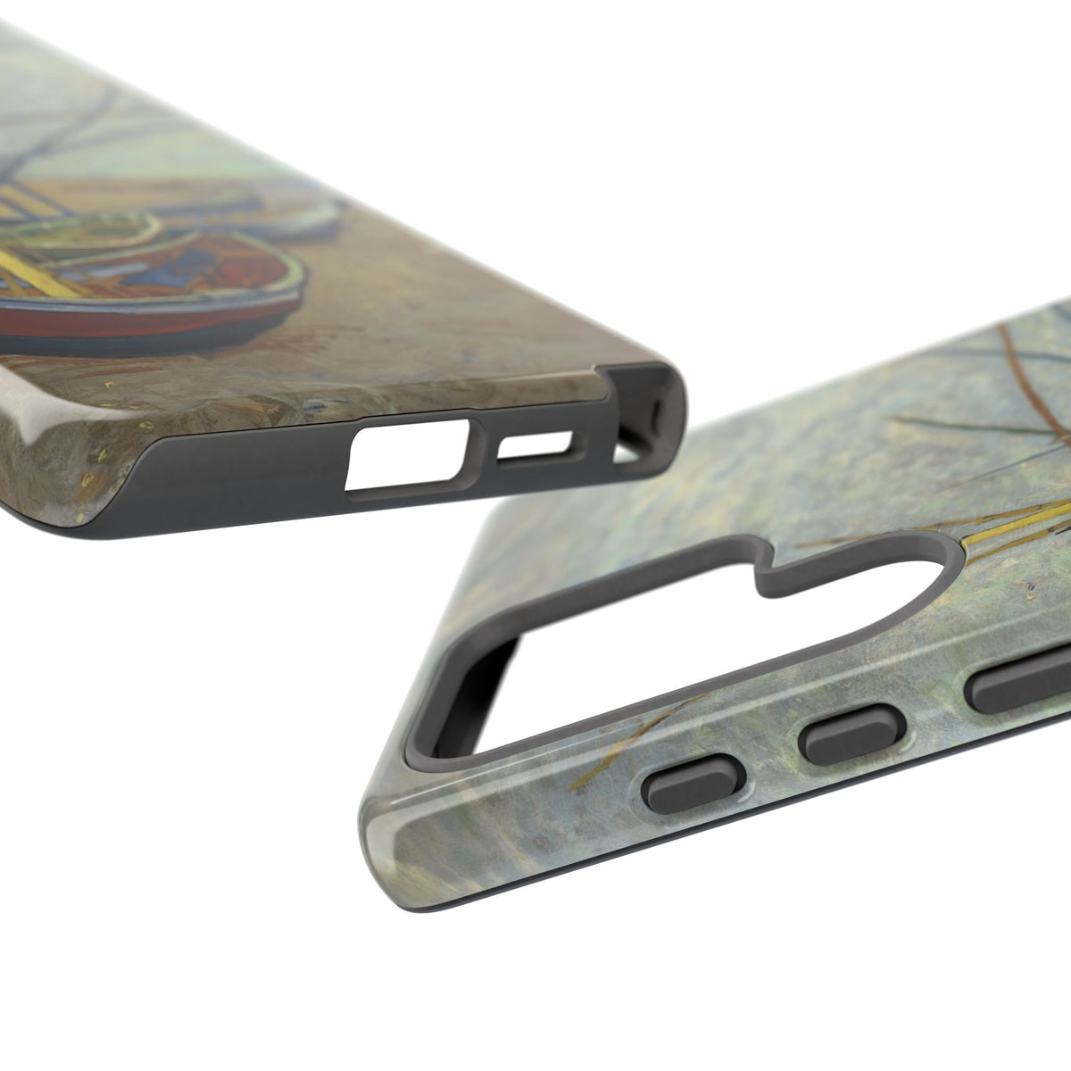 Fishing Boats on the Beach by Vincent van Gogh - Samsung Tough Case