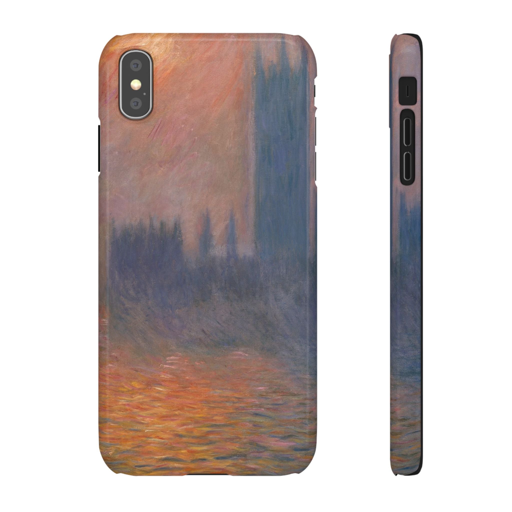 The Houses of Parliament Sunset by Claude Monet - iPhone Slim Case