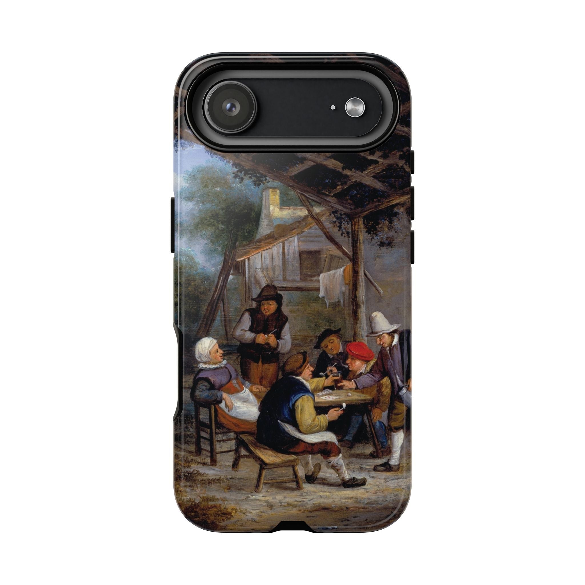 Peasants Drinking by Adriaen van Ostade - iPhone Tough Case