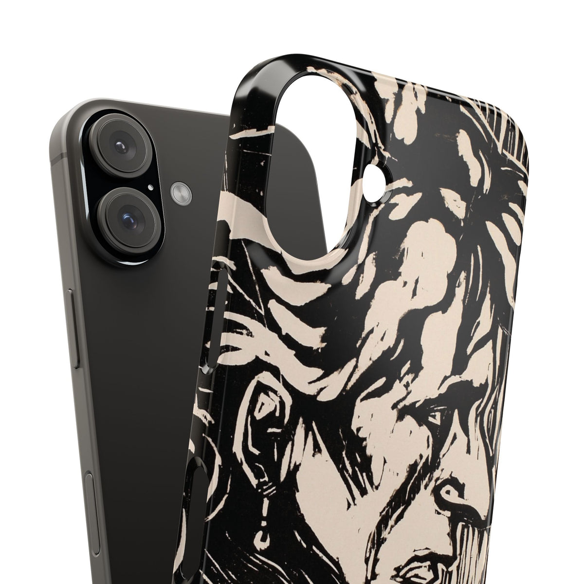 Portrait of an Elderly Lady by Edvard Munch - iPhone Slim Case