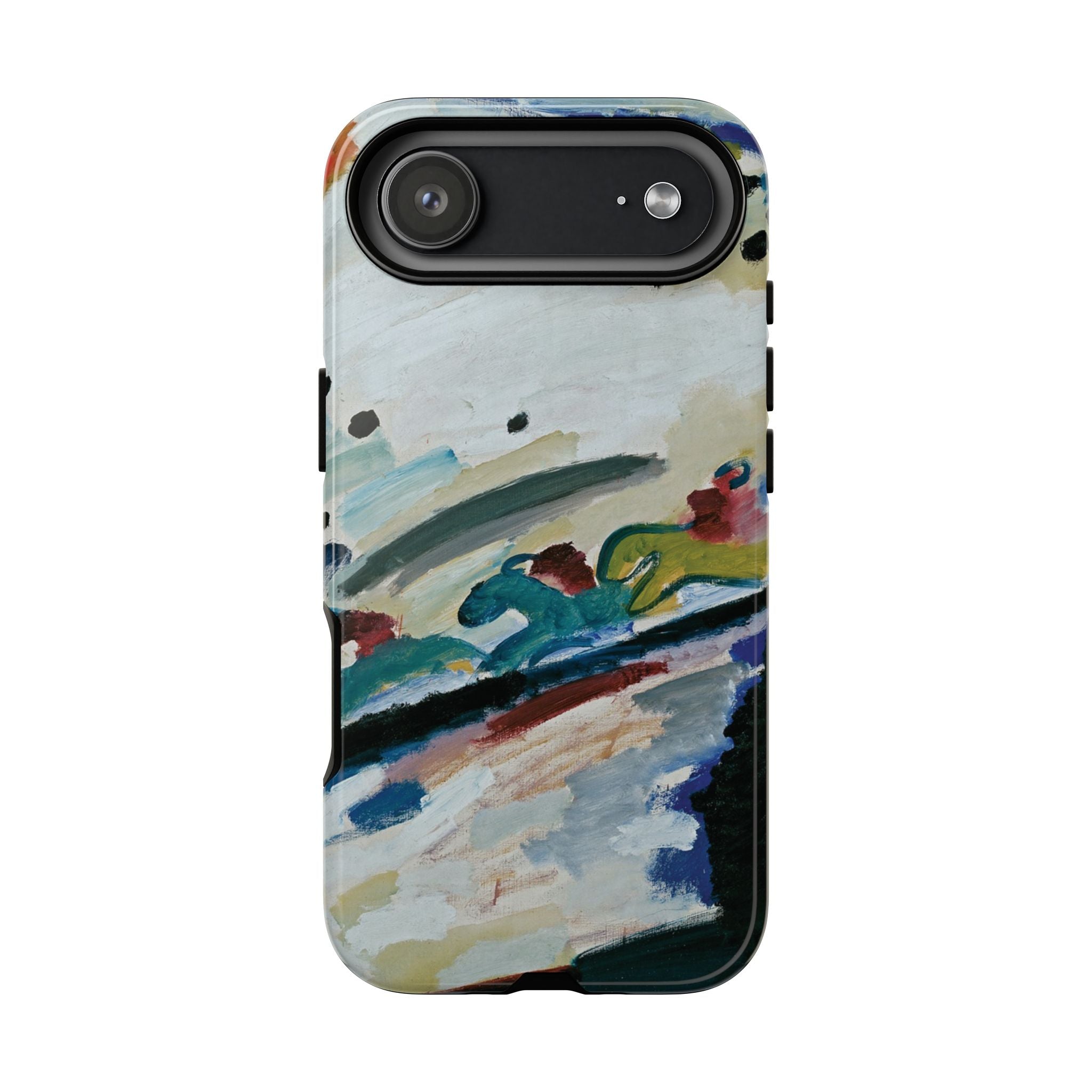 Romantic Landscape by Vasily Kandinsky - iPhone Tough Case
