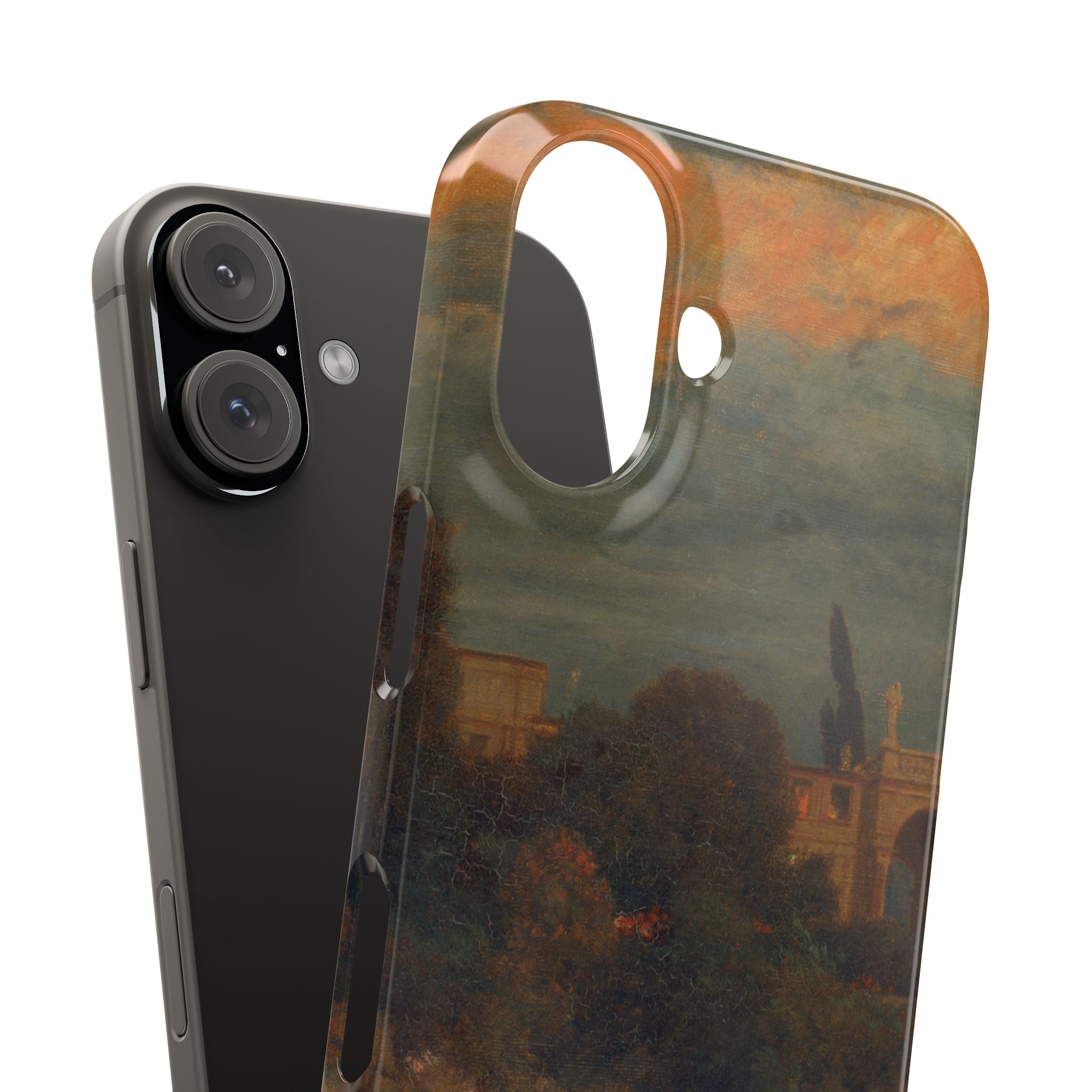 Villa by the Sea by Arnold Böcklin - iPhone Slim Case