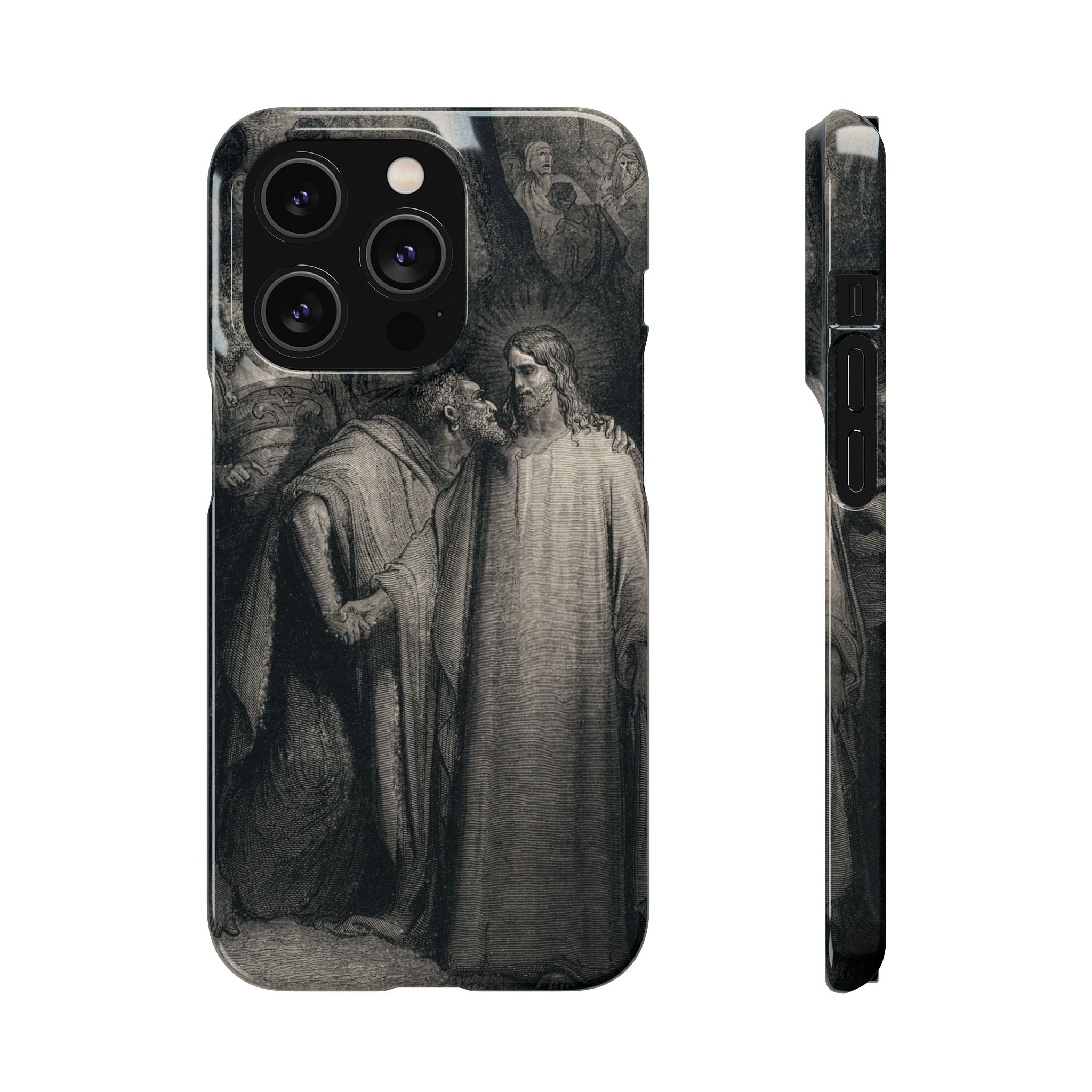 Plate CXLI “The Judas Kiss” by Gustave Doré - iPhone Slim Case
