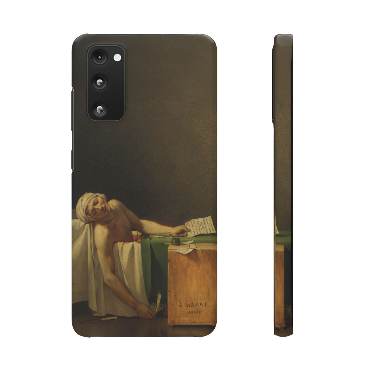 The Death of Marat by Jacques-Louis David - Samsung Slim Case