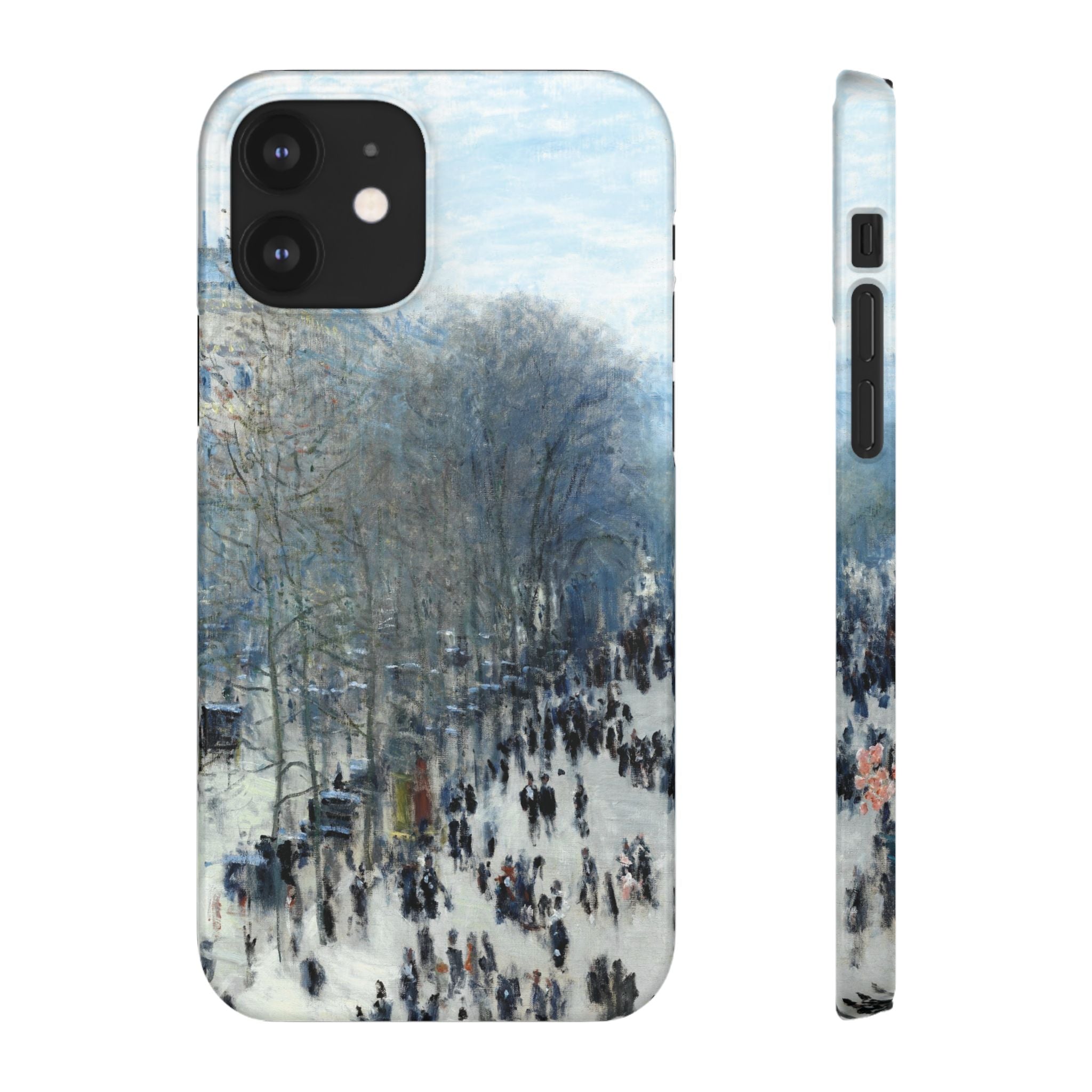 Boulevard des Capucines by Claude Monet - iPhone Slim Case