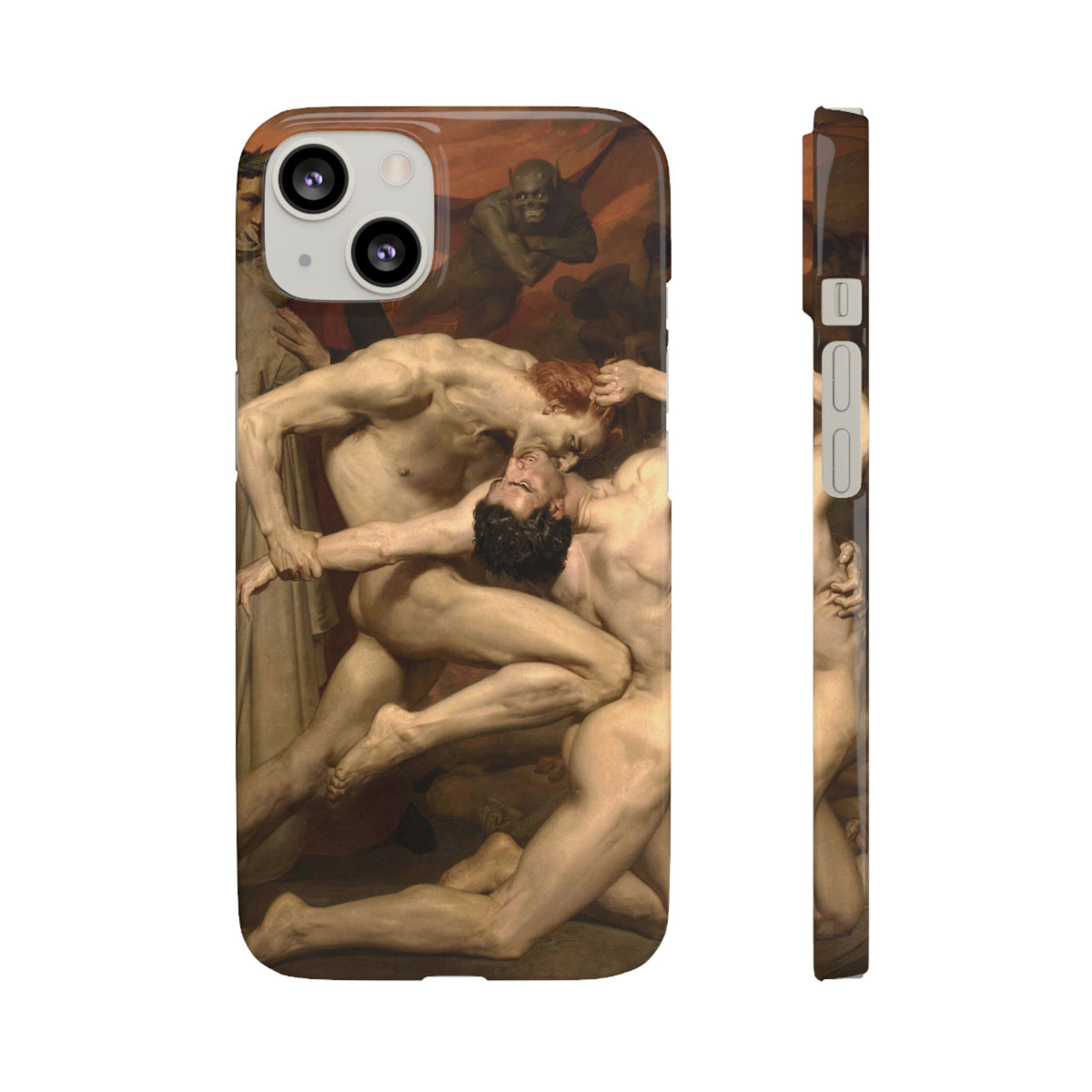 Dante and Virgile by William Bouguereau - iPhone Slim Case