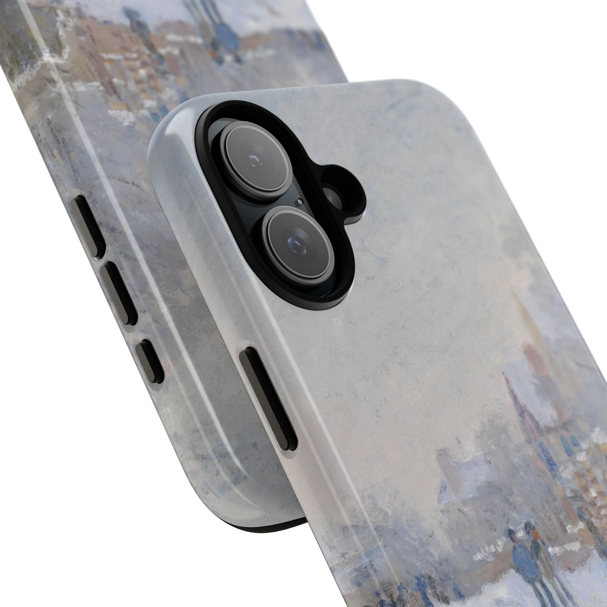 Snow Scene at Argenteuil by Claude Monet - iPhone Tough Case