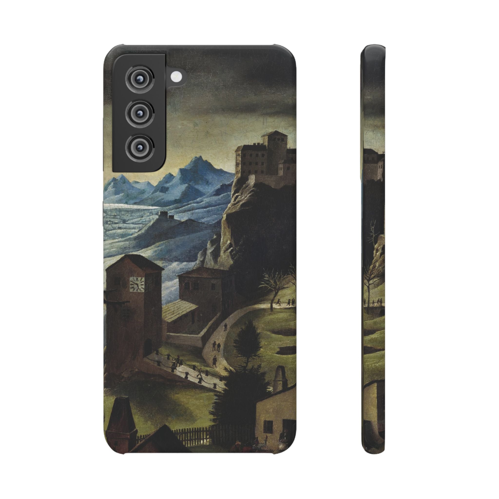 Landschaft mit Burg by Franz Sedlacek - Samsung Slim Case