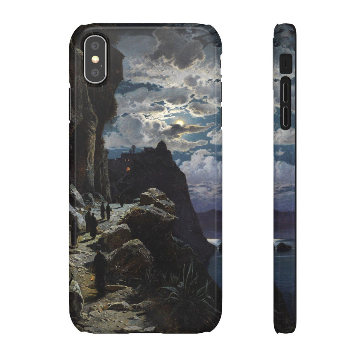 Procession of Monks on Mount Athos by Hermann Corrodi - iPhone Slim Case