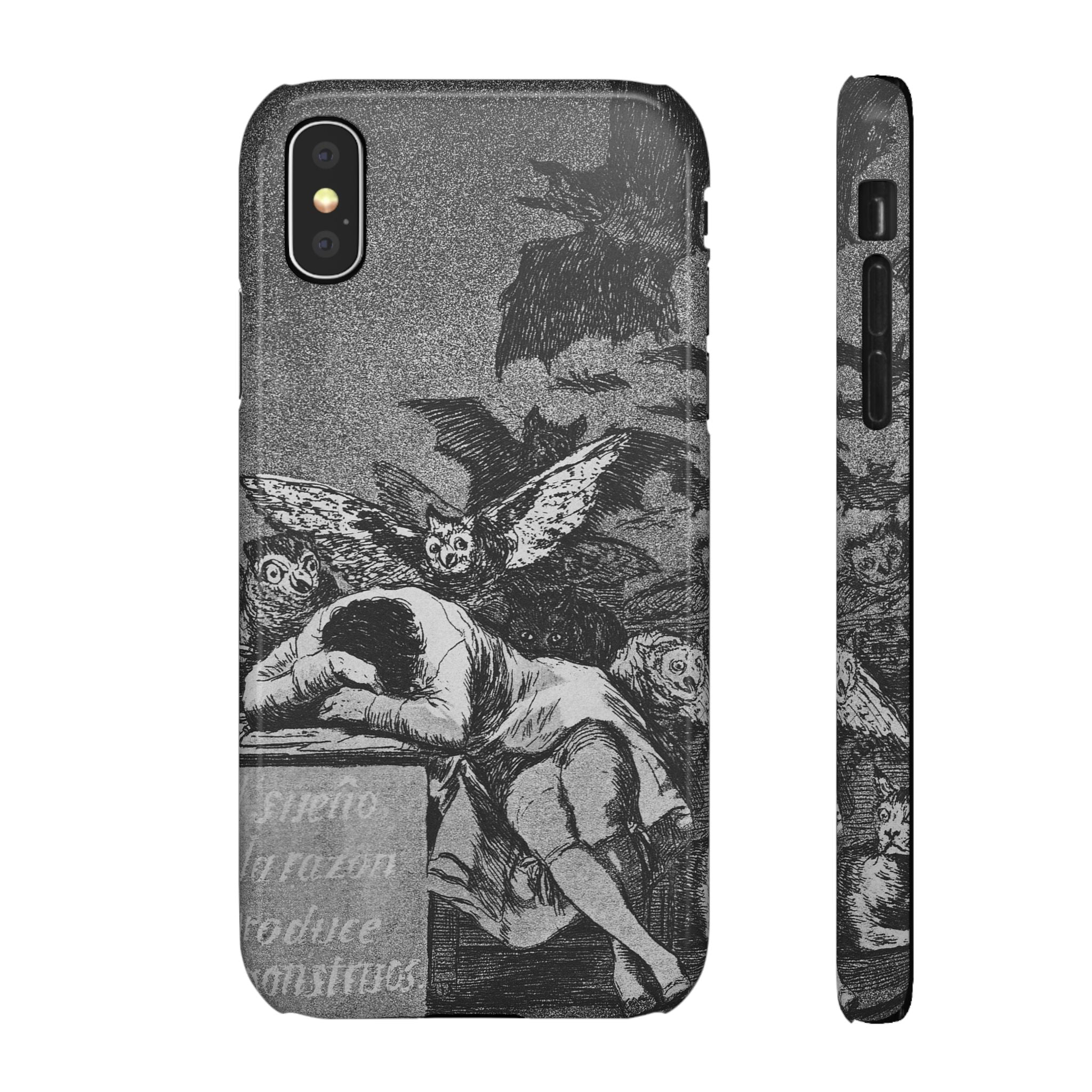 The Sleep of Reason Produces Monsters by Francisco Goya - iPhone Slim Case