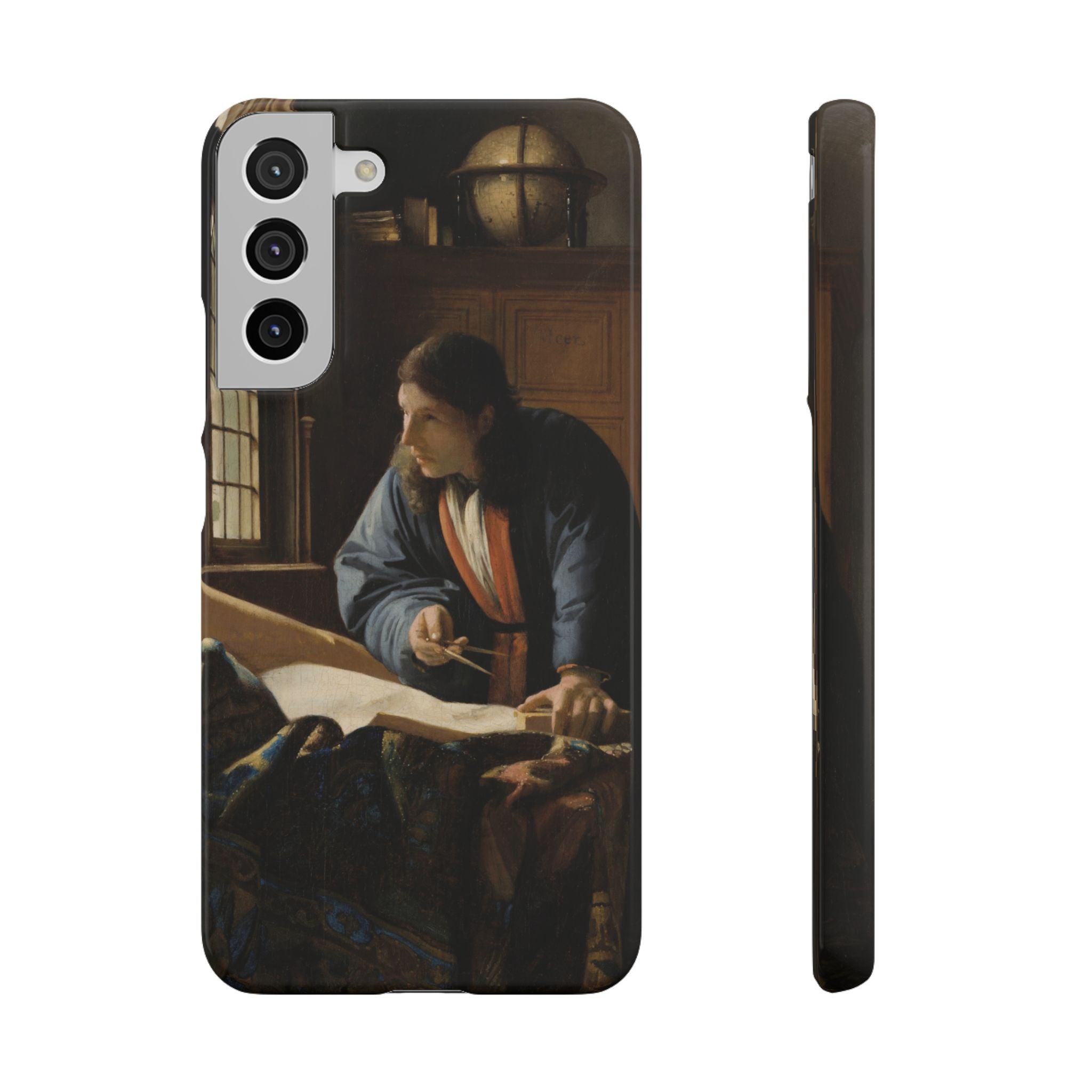The Geographer by Johannes Vermeer - Samsung Slim Case