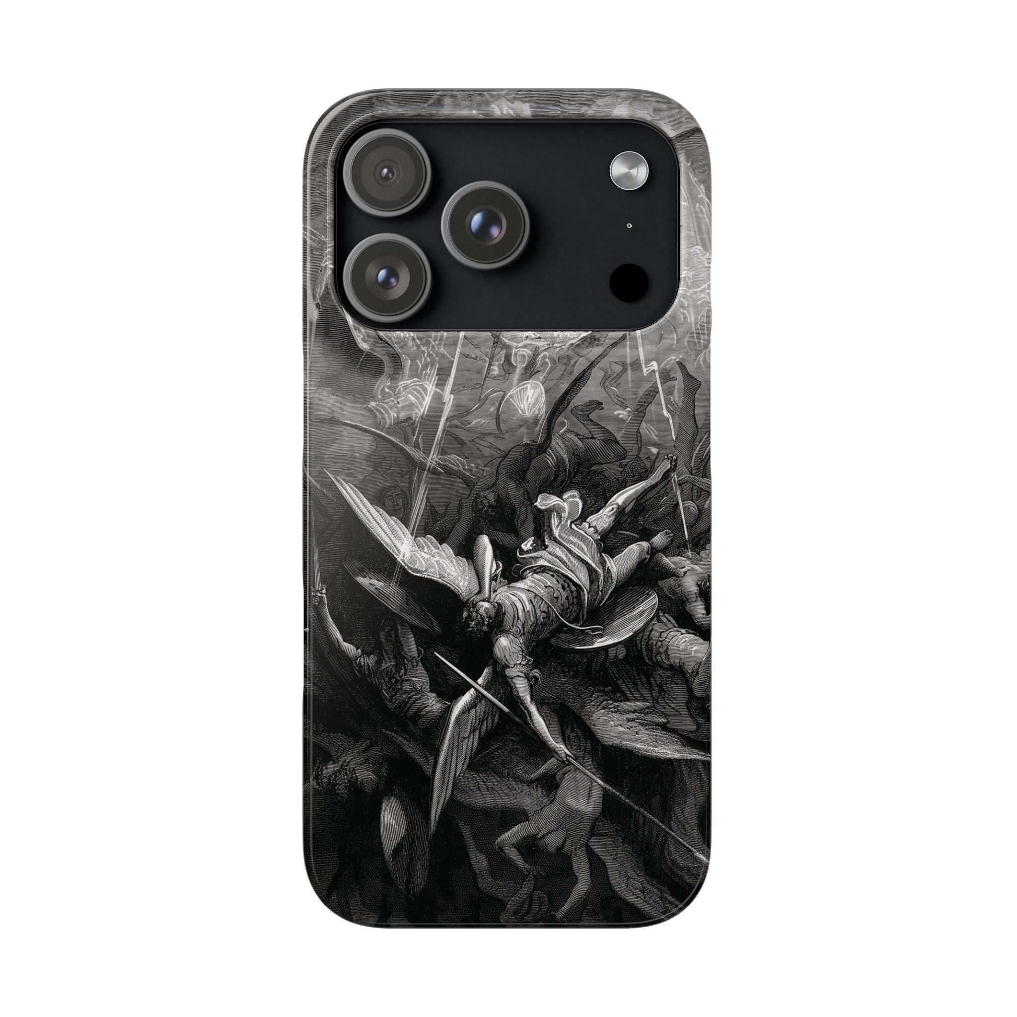 Paradise Lost | The Battle in Heaven by Gustave Doré - iPhone Slim Case