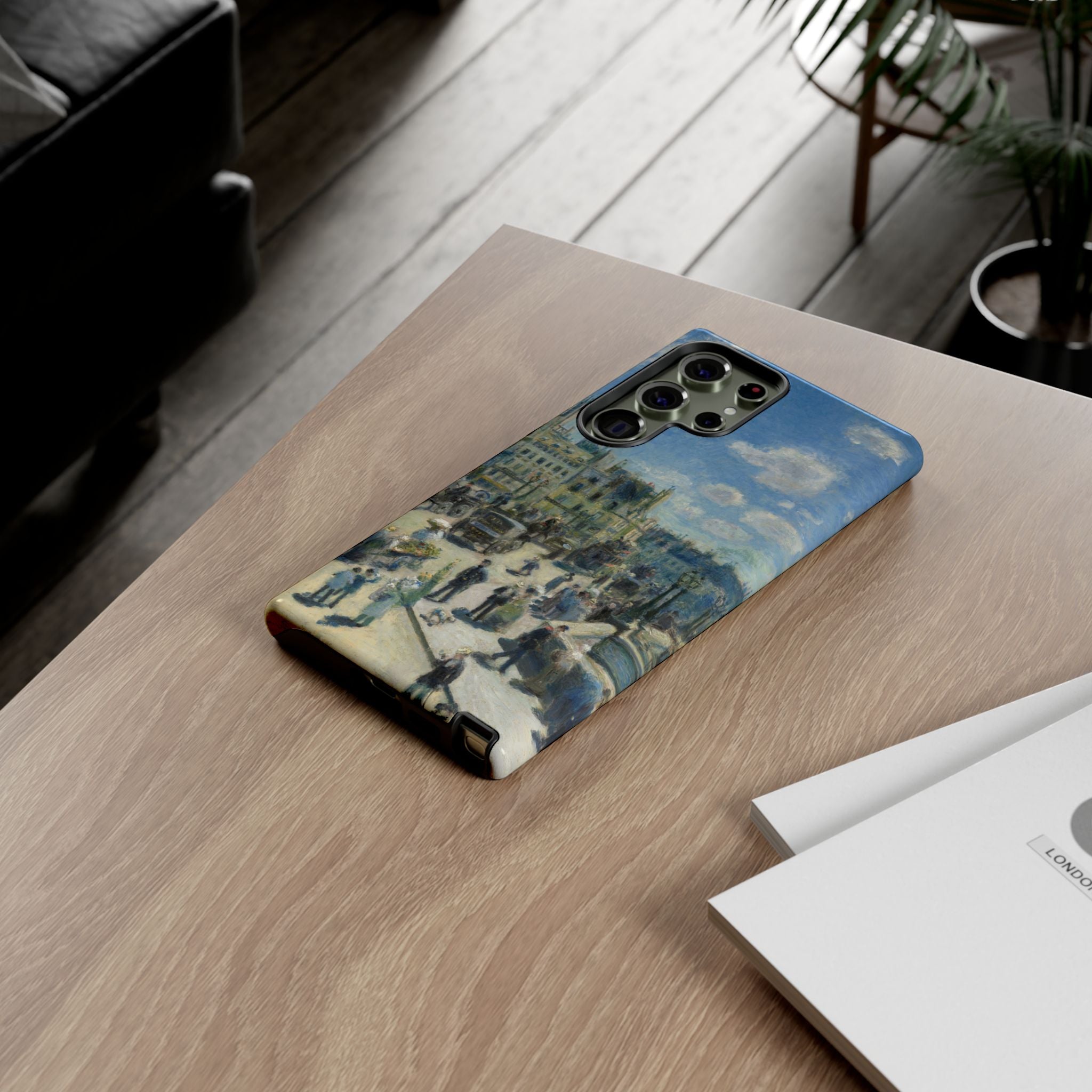 Pont Neuf Paris by Pierre Auguste Renoir - Samsung Tough Case