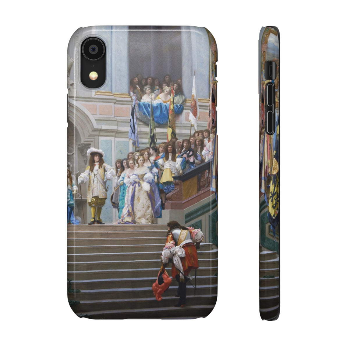Reception du Grand Conde par Louis XIV by Jean-Leon Gerome - iPhone Slim Case