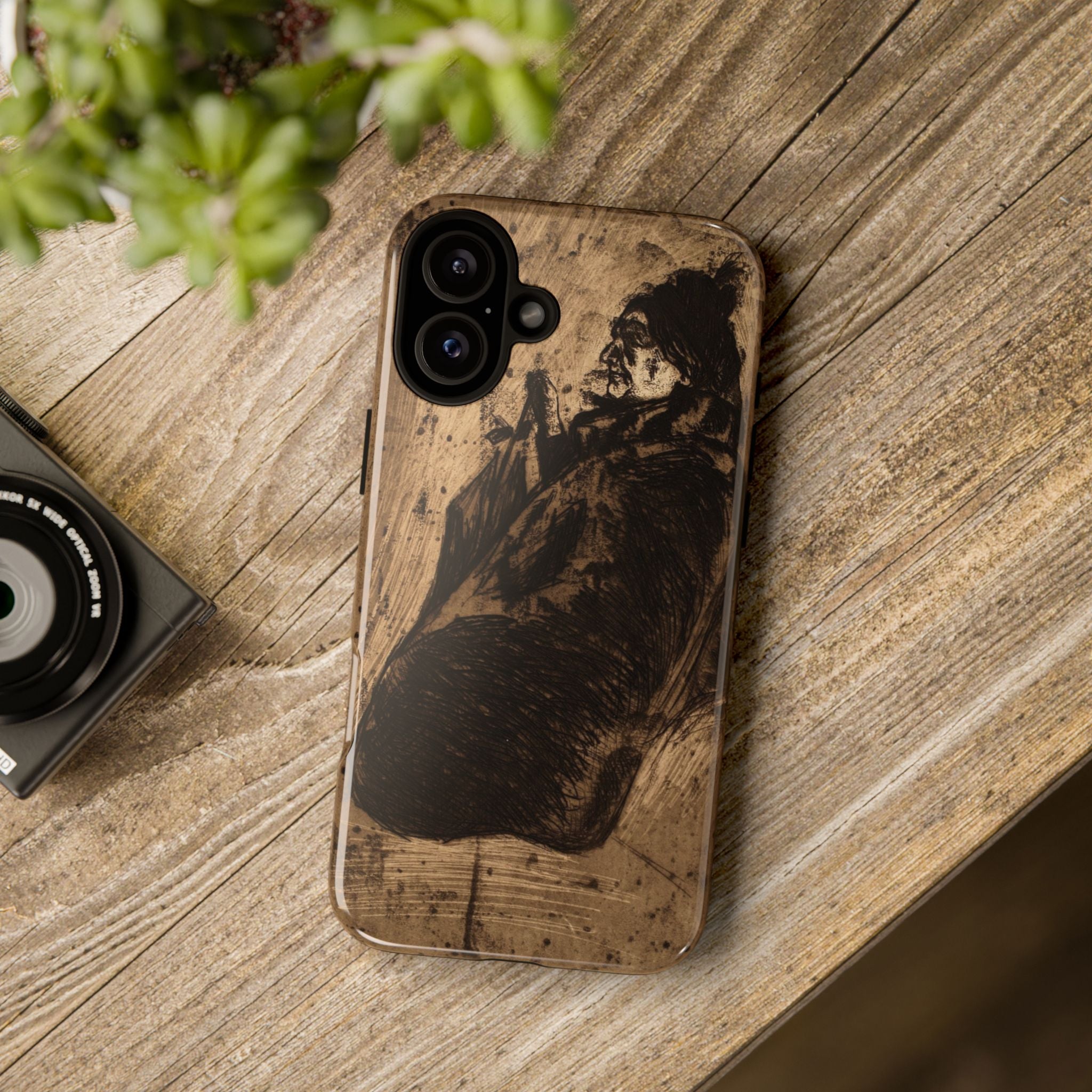 Old Woman by Edvard Munch - iPhone Tough Case