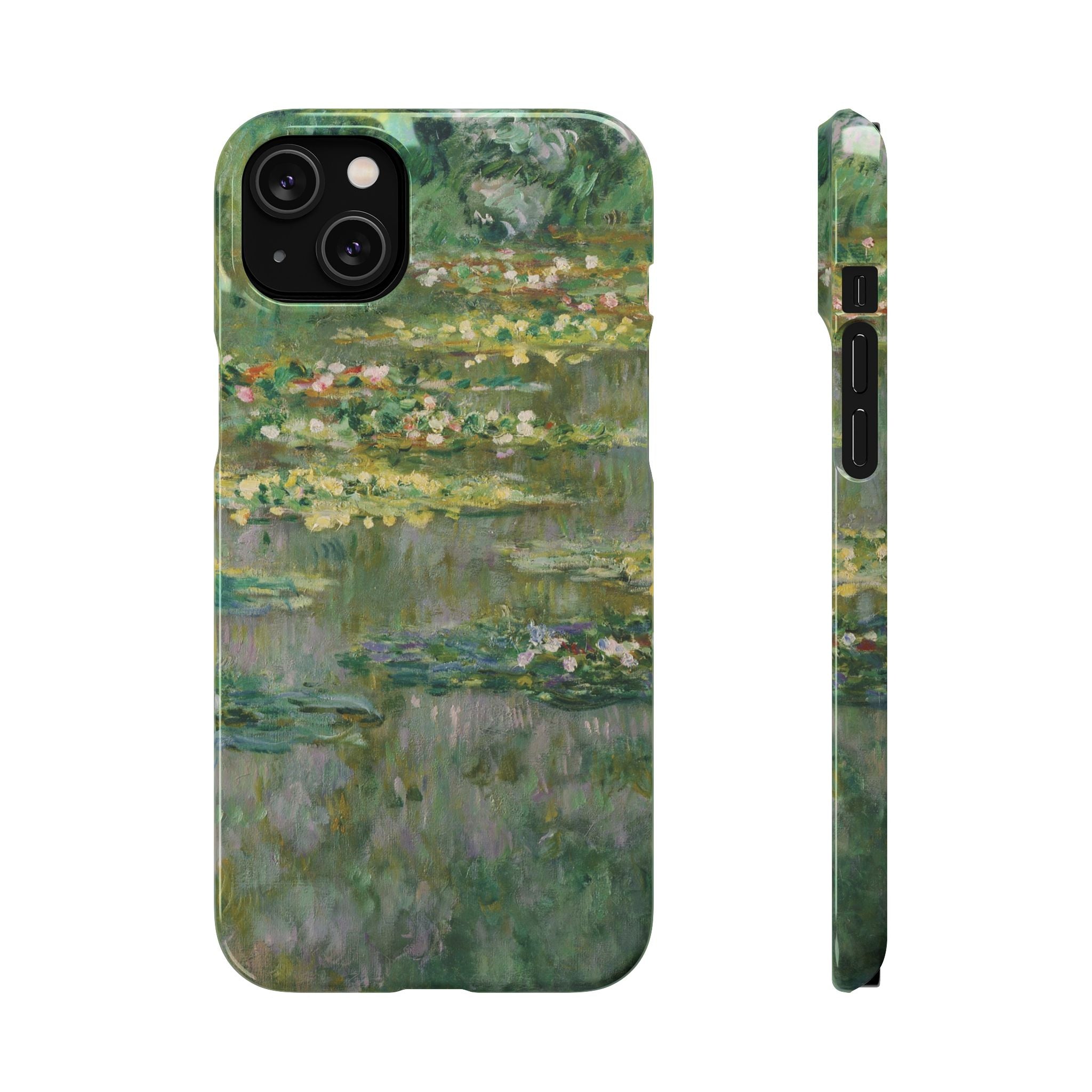 Le Bassin des Nymphéas by Claude Monet - iPhone Slim Case