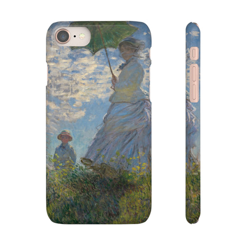 Madame Monet and Her Son by Claude Monet - iPhone Slim Case