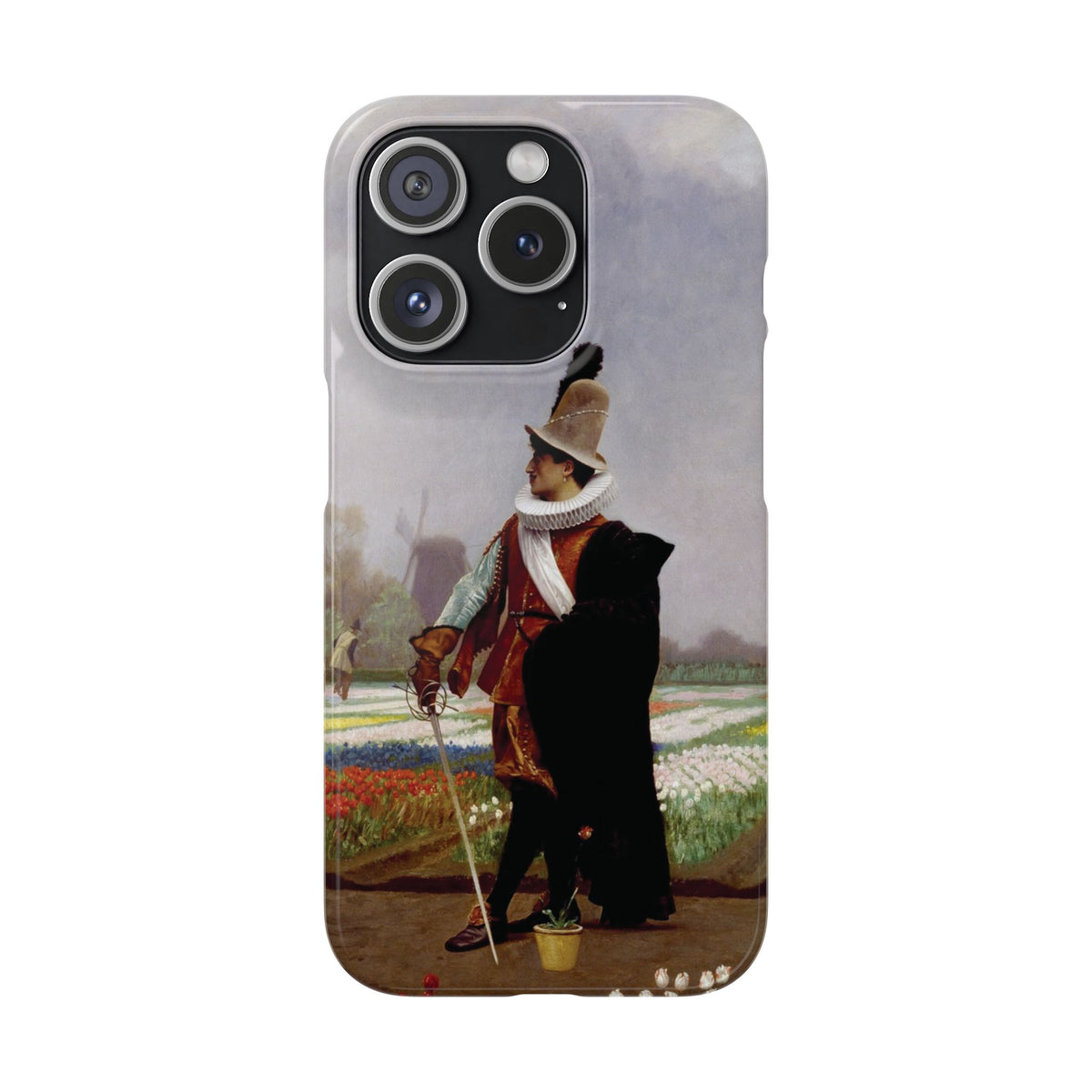 The Tulip Folly by Jean-Leon Gerome - iPhone Slim Case