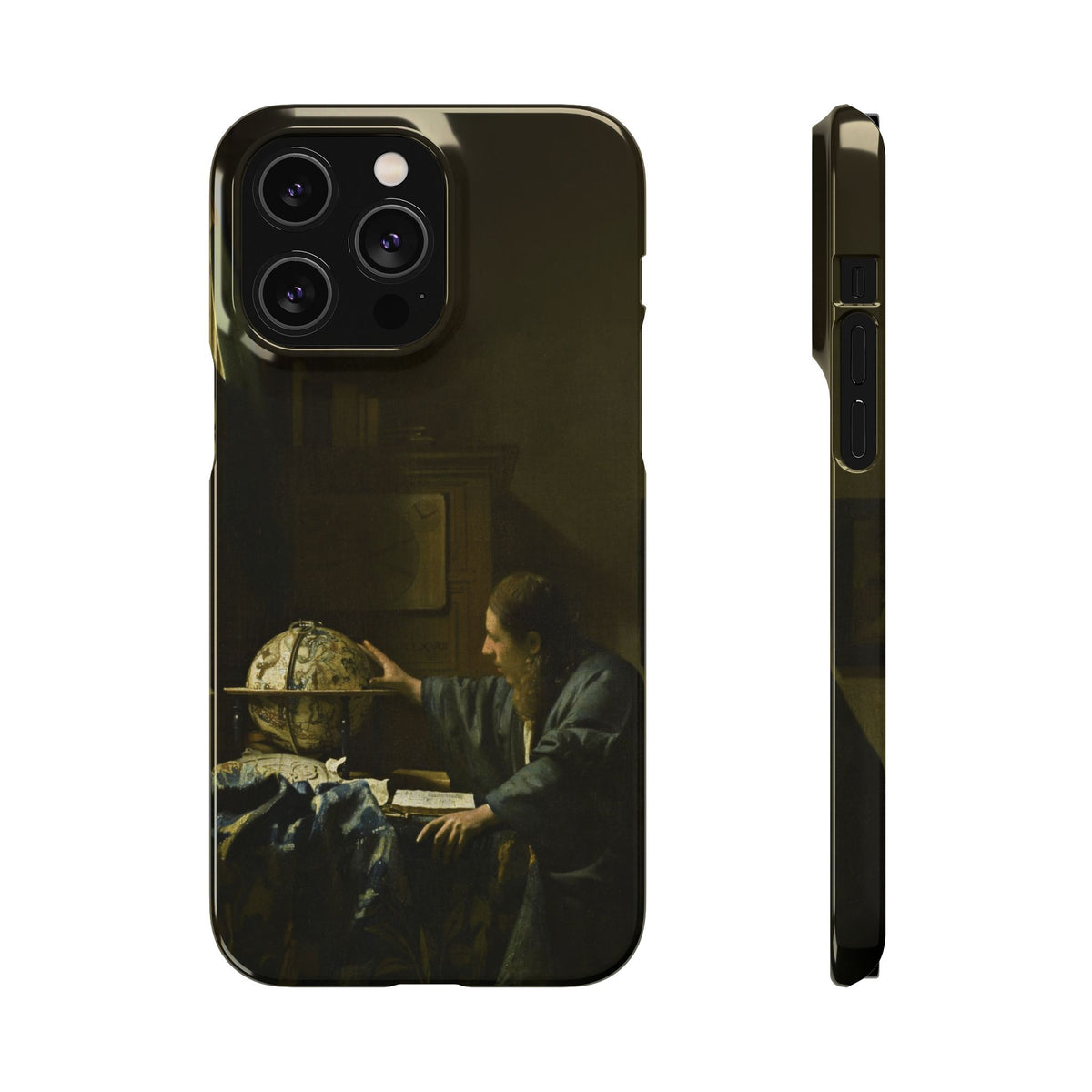 The Astronomer by Johannes Vermeer - iPhone Slim Case