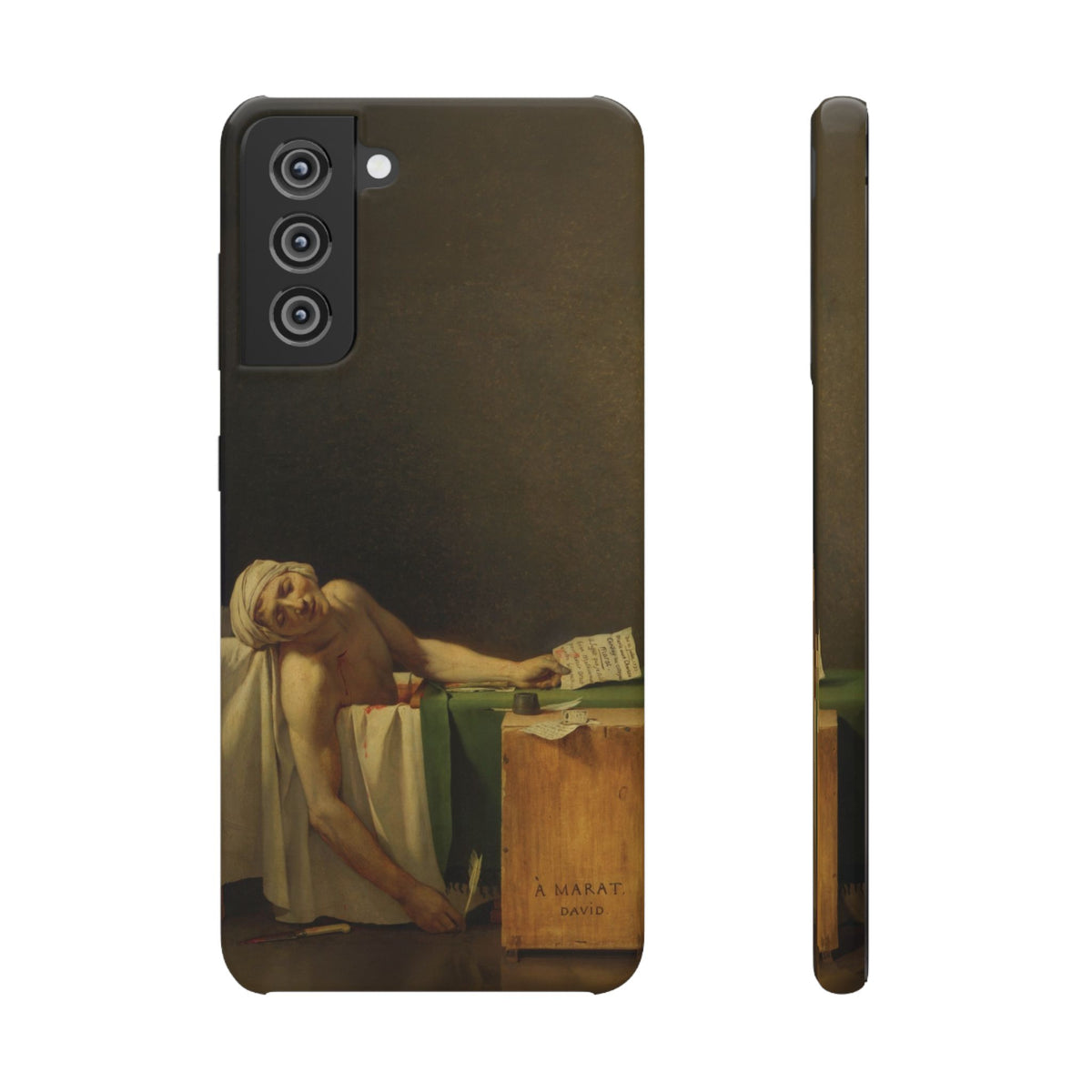 The Death of Marat by Jacques-Louis David - Samsung Slim Case