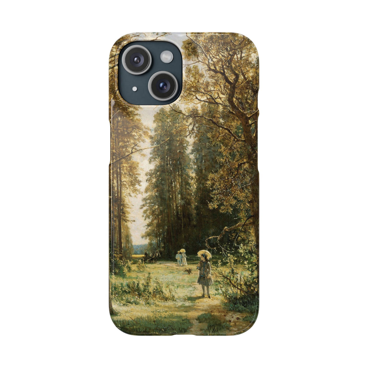 The Path in the Forest by Ivan Ivanovich Shishkin - iPhone Slim Case